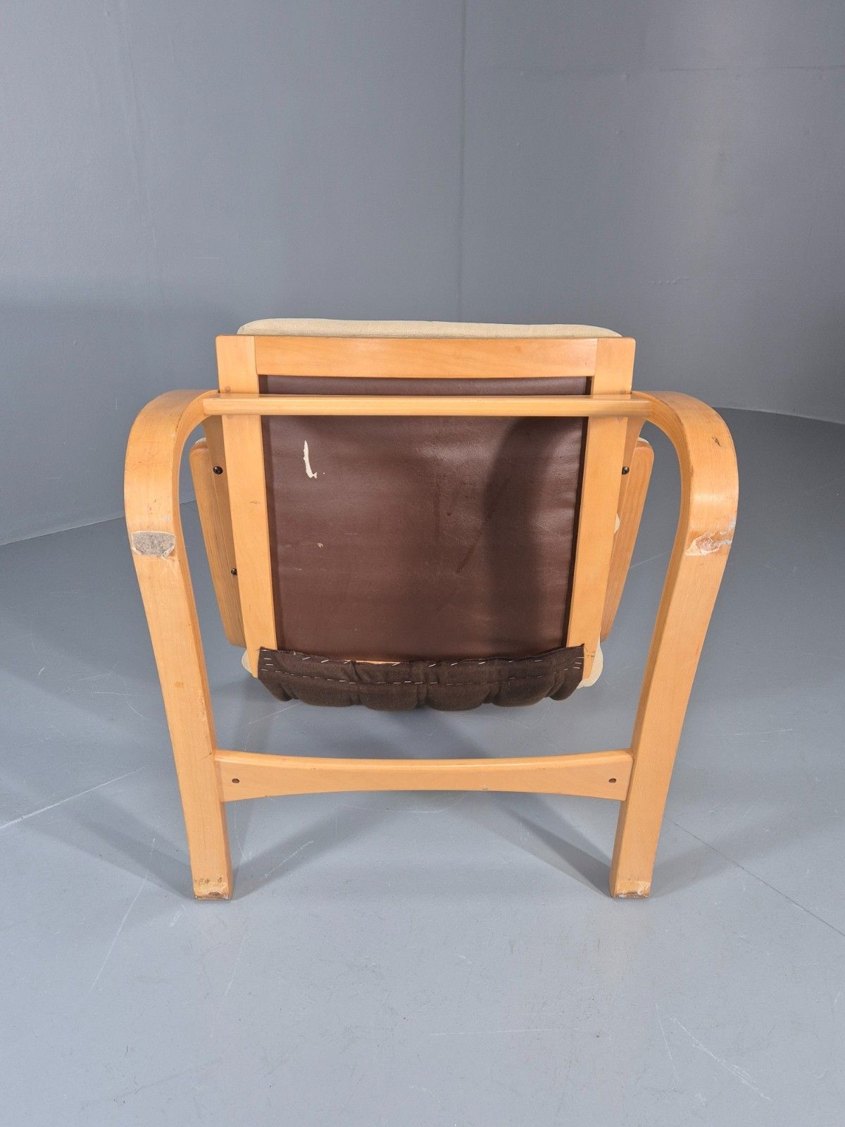 325.0 Vintage Danish Bentwood Lounge Chair Cantilever Design 1970s Retro Eb11373 Mben photo