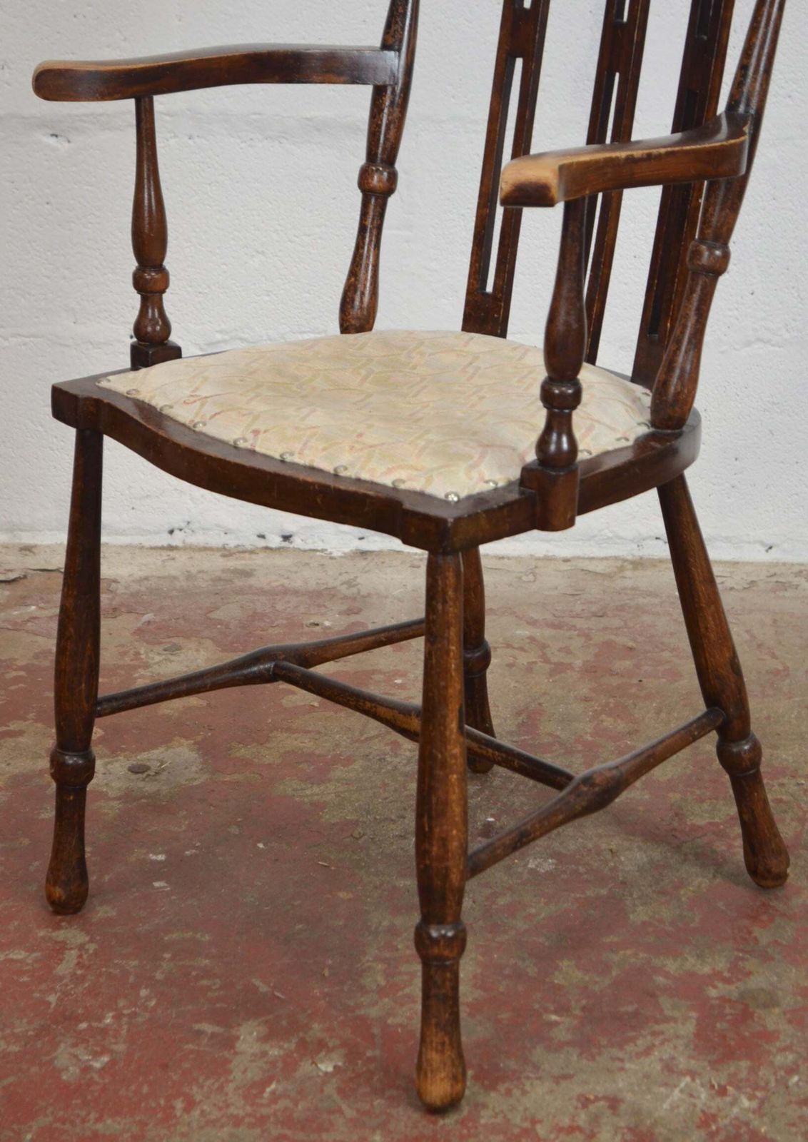 A Mahogany Arts & Crafts Elbow Chair photo Furniture