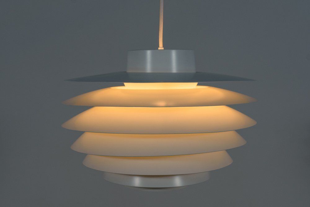 Mid Century Danish Verona Pendant Lamp By Svend Middelboe For Fog & Menup, 1970s photo for sale