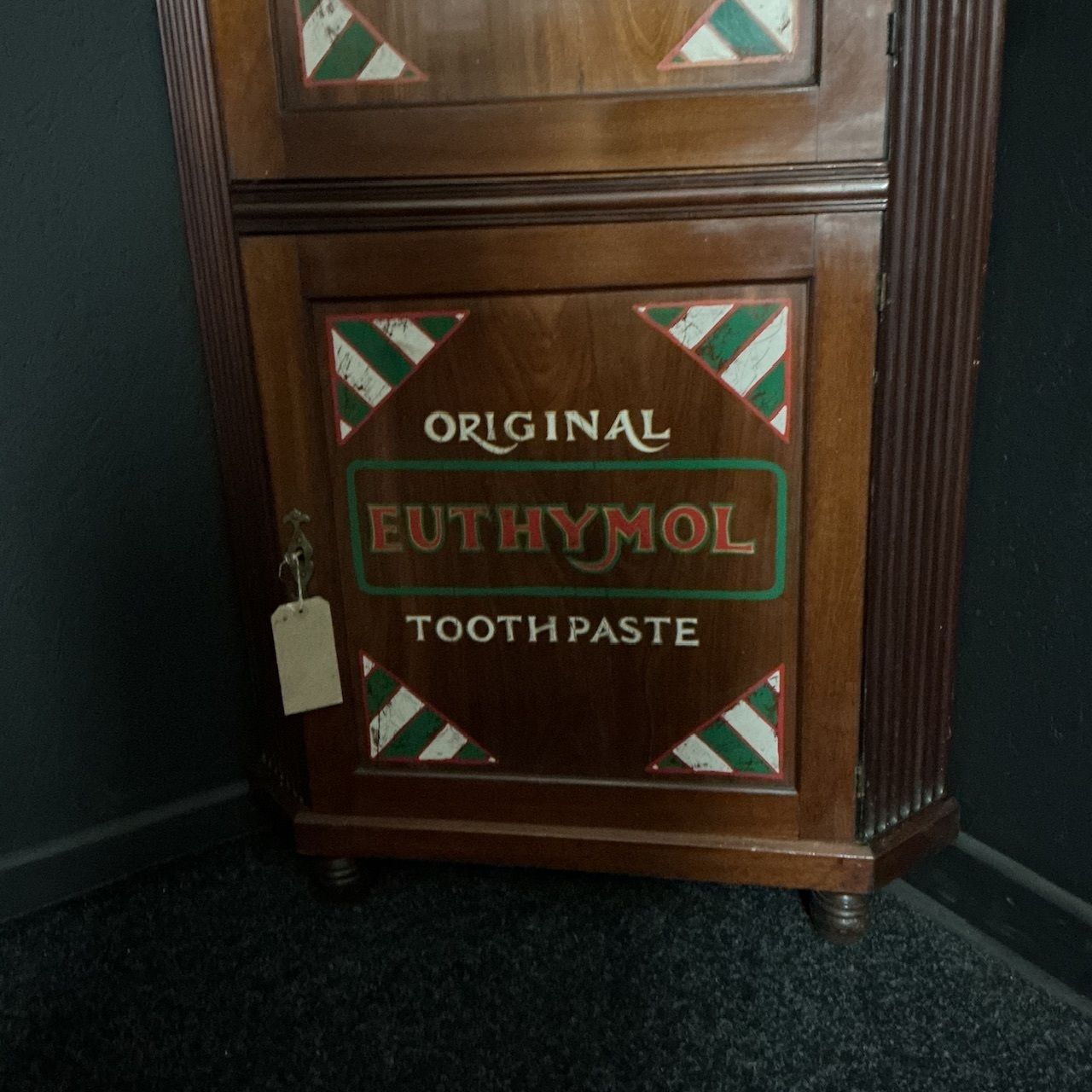 Dental Corner Cupboard, 1900s, Walnut photo 645.0