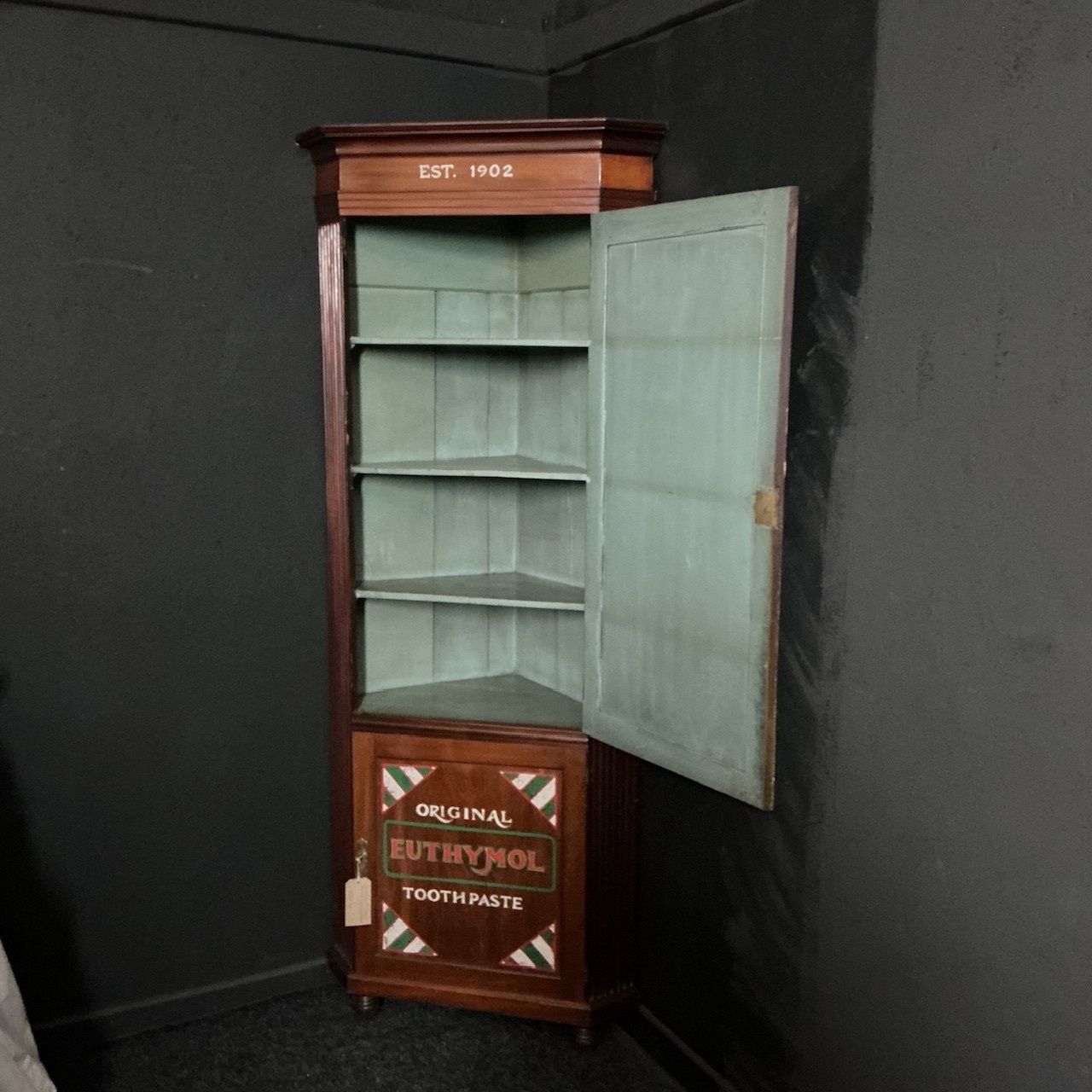 Dental Corner Cupboard, 1900s, Walnut photo buy