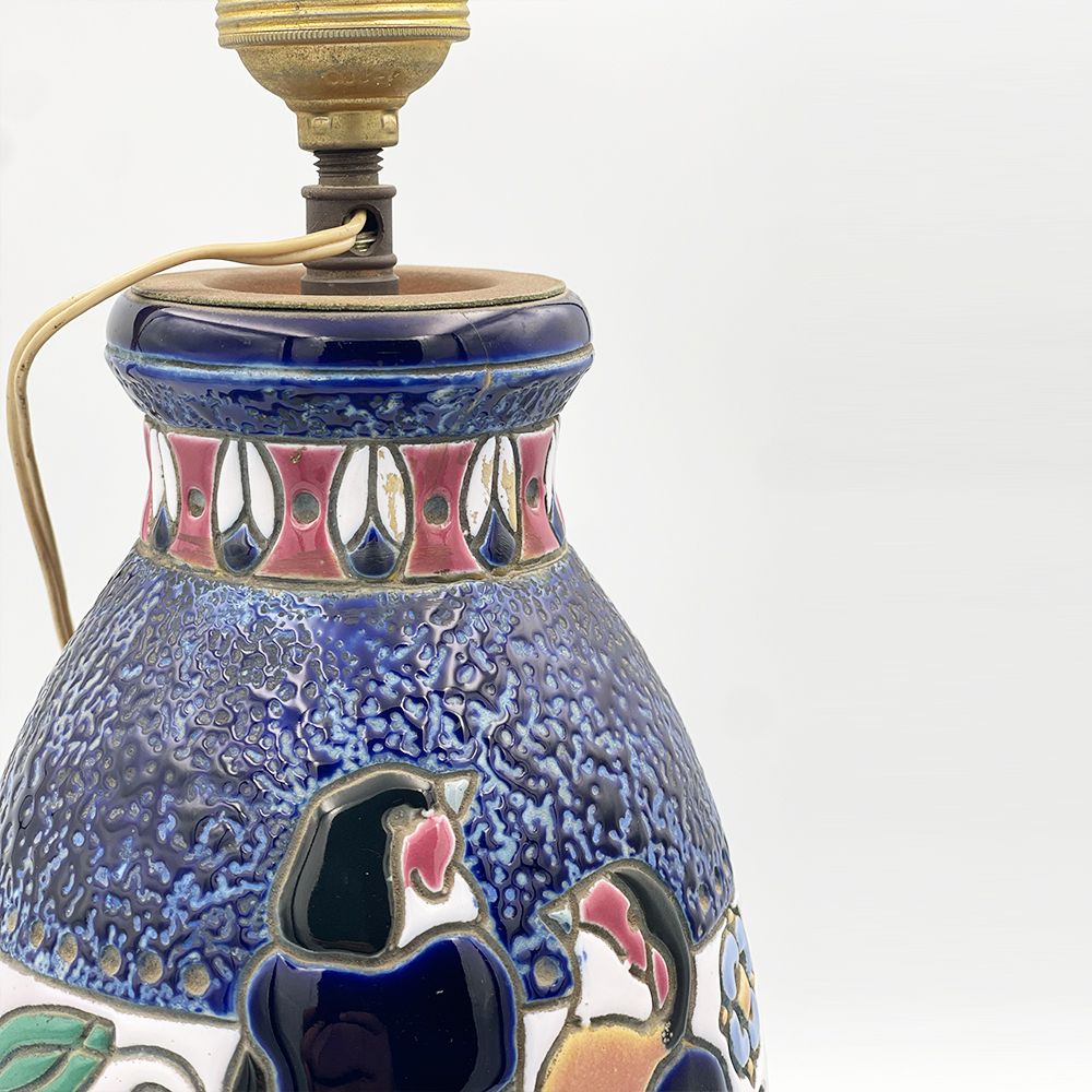 photo furniture Swallow Lamp Base "Amphora" Czecho Eslovaquia, 1920