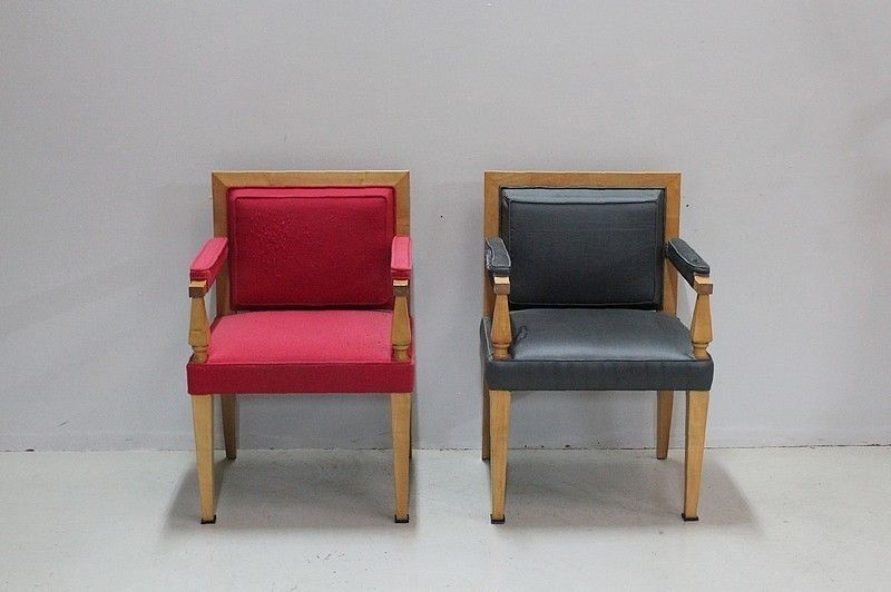 Pair Of Armchairs To Queen Counot Blandin 19th Century