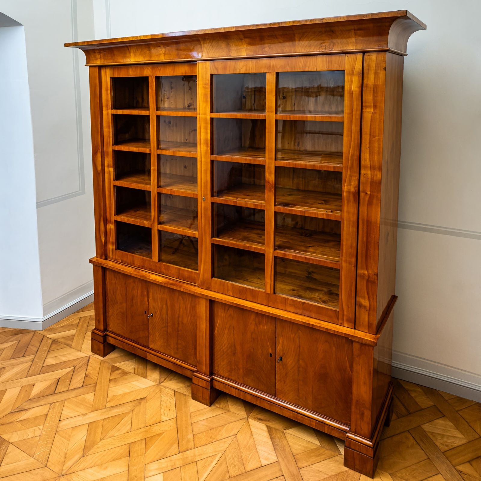 Biedermeier Cherrywood Bookcase, Germany, Circa 1820 photo buy