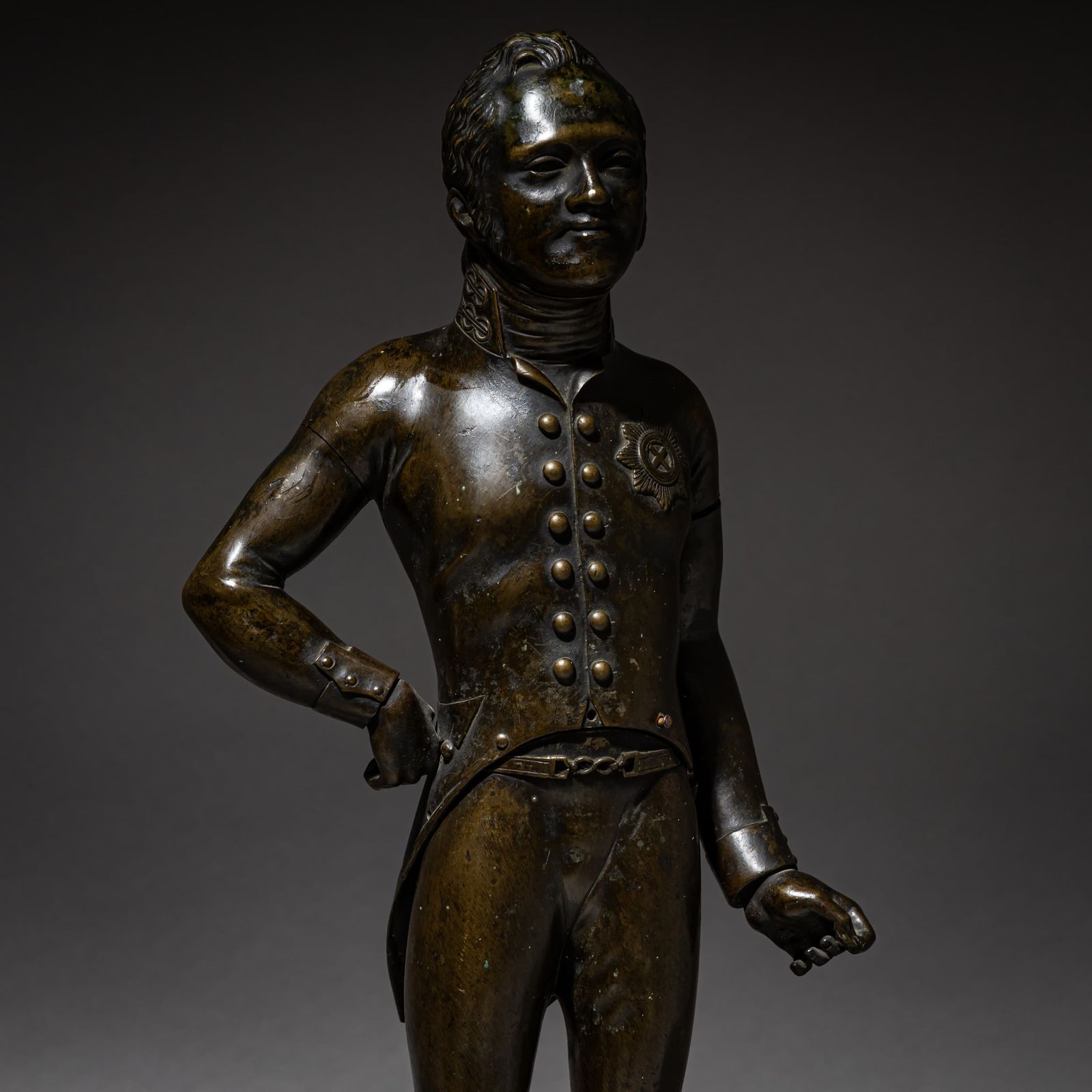 Staand Figuur Van Keizer Alexander I Van Rusland (1777–1825), Brons, Rusland, Eerste Kwart 19e Eeuw photo furniture