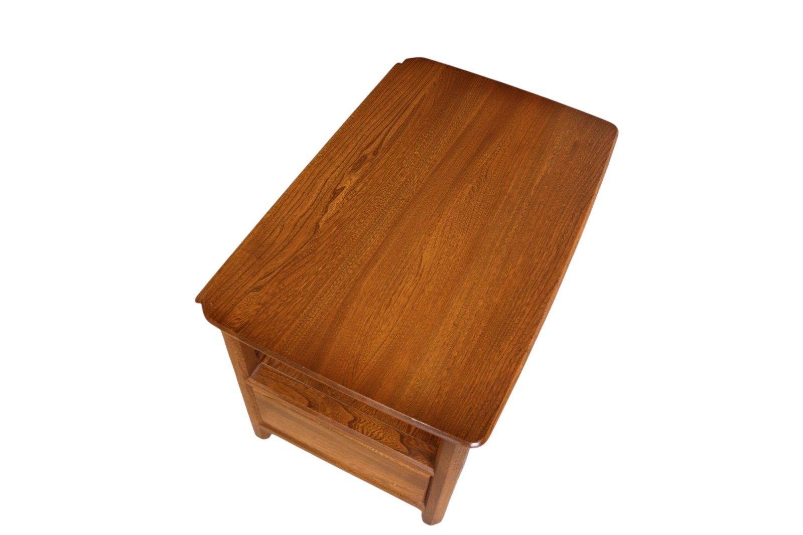 Vintage Ercol 'Golden Dawn' Drop Flap Corner Tv Stand Media Cabinet photo vinterior
