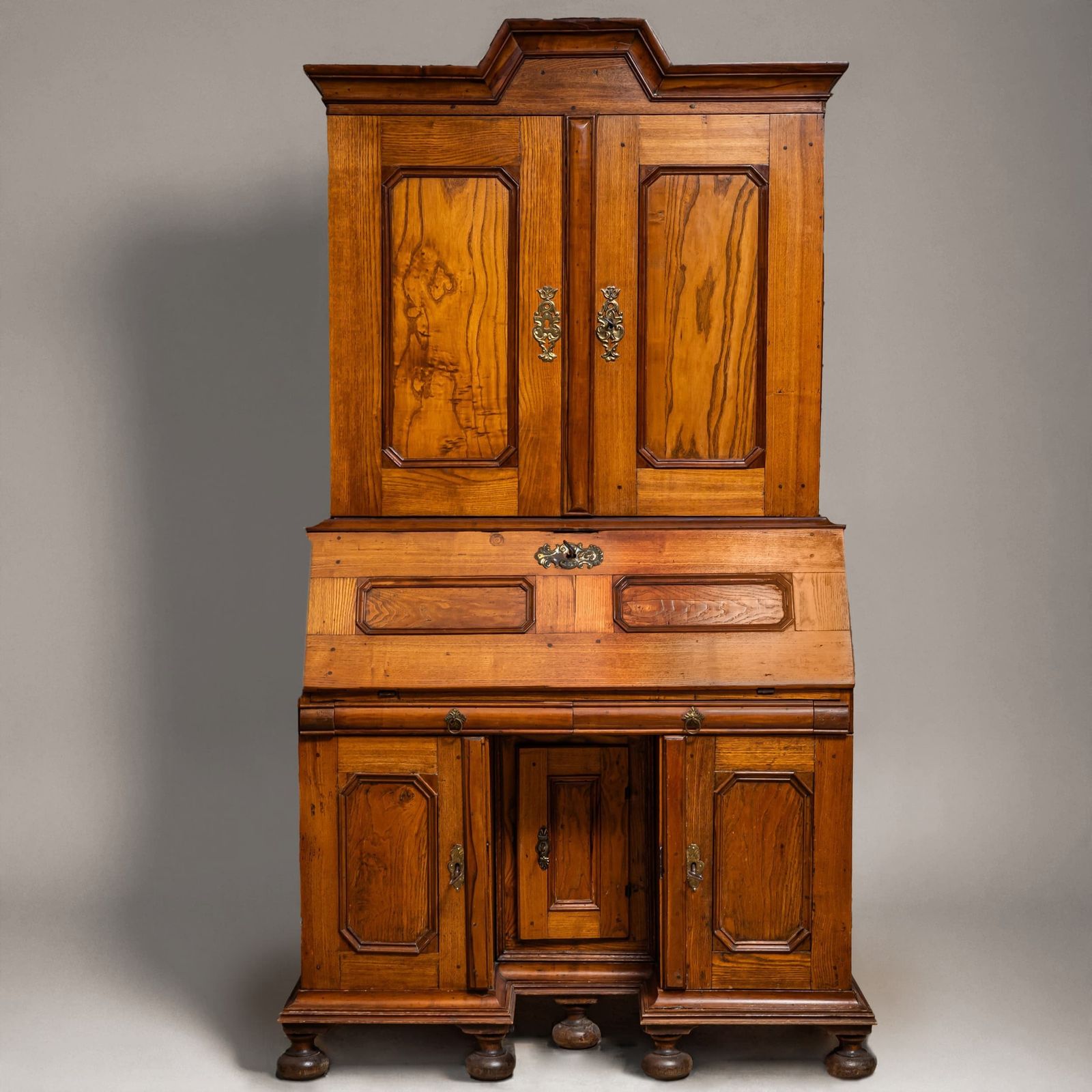 Baroque Secretaire In Ash Wood, North German C. 1720 photo furniture