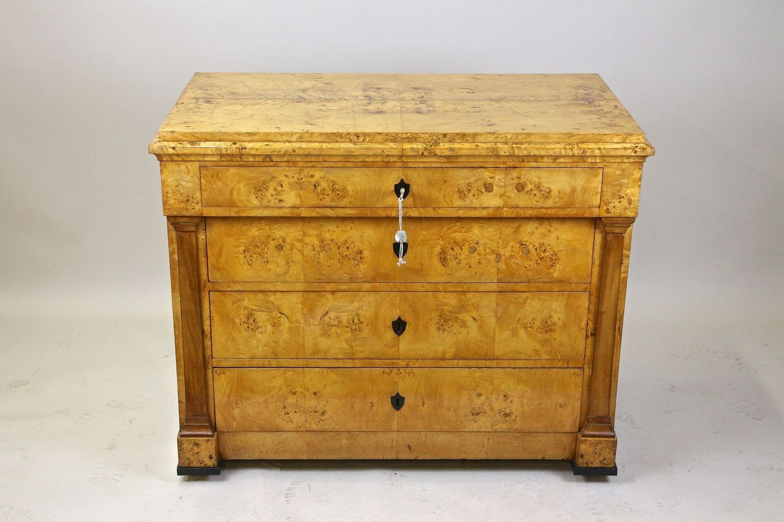 19th Century Biedermeier Chest Of Drawers, Poplar Wood, Germany Ca. 1840 photo for sale