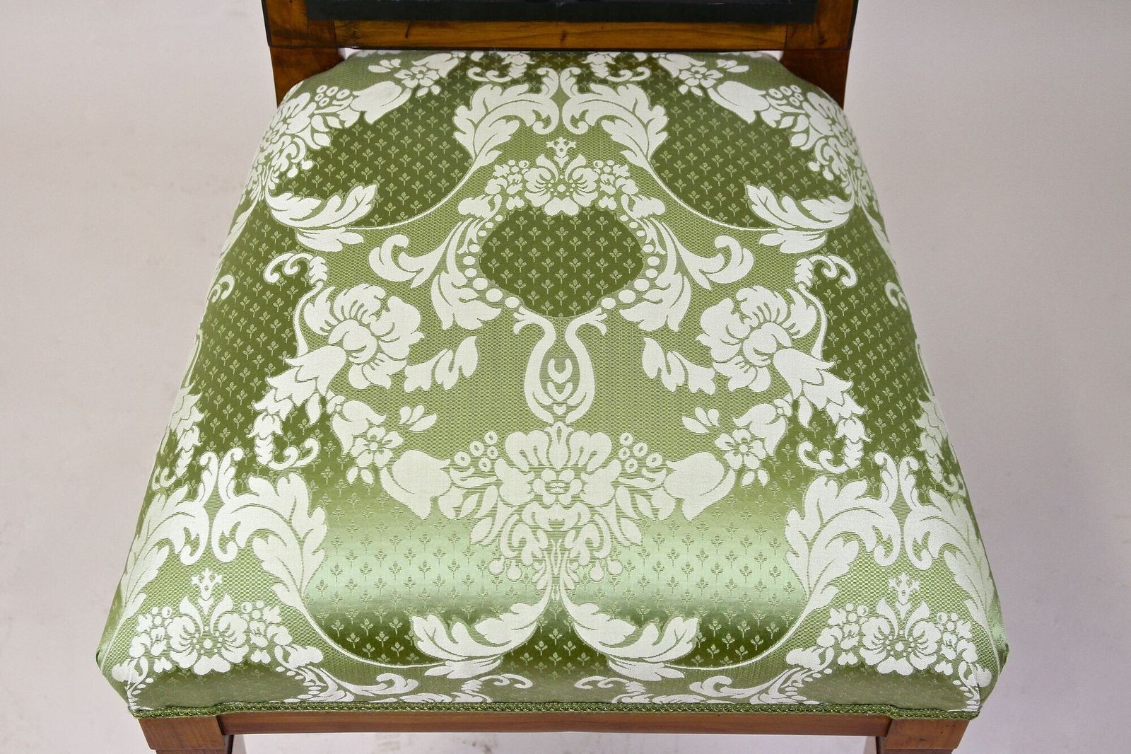 18th Century Cherrywood Side Chair   Newly Upholstered, Austria Ca. 1790 photo for sale