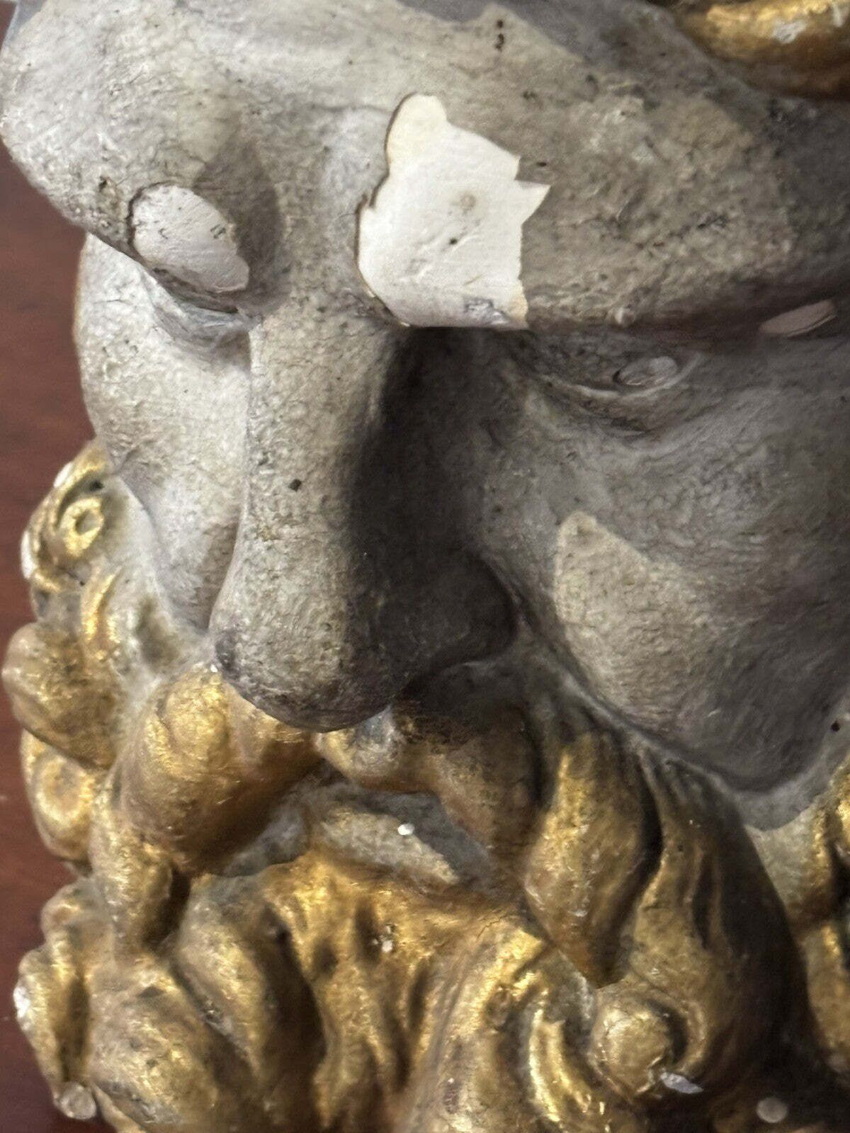 Plaster Bust Of A Greek God photo furniture