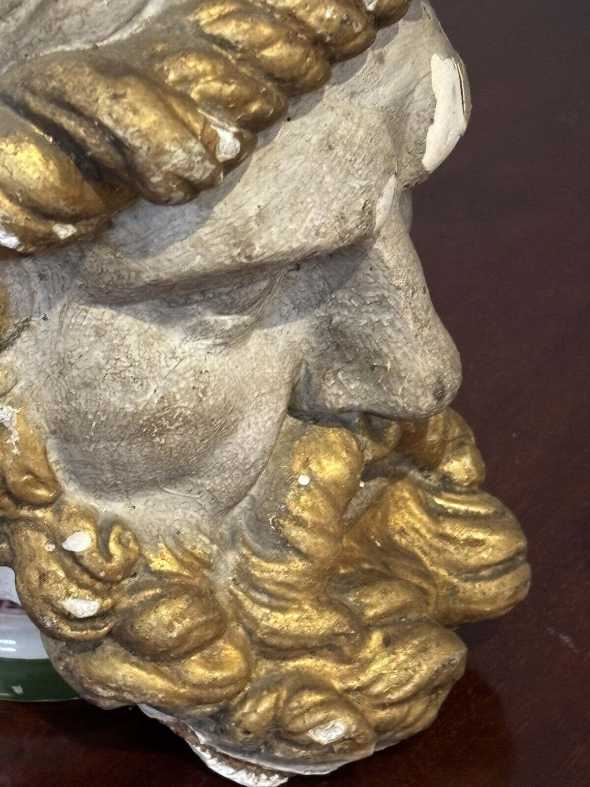Plaster Bust Of A Greek God photo Art