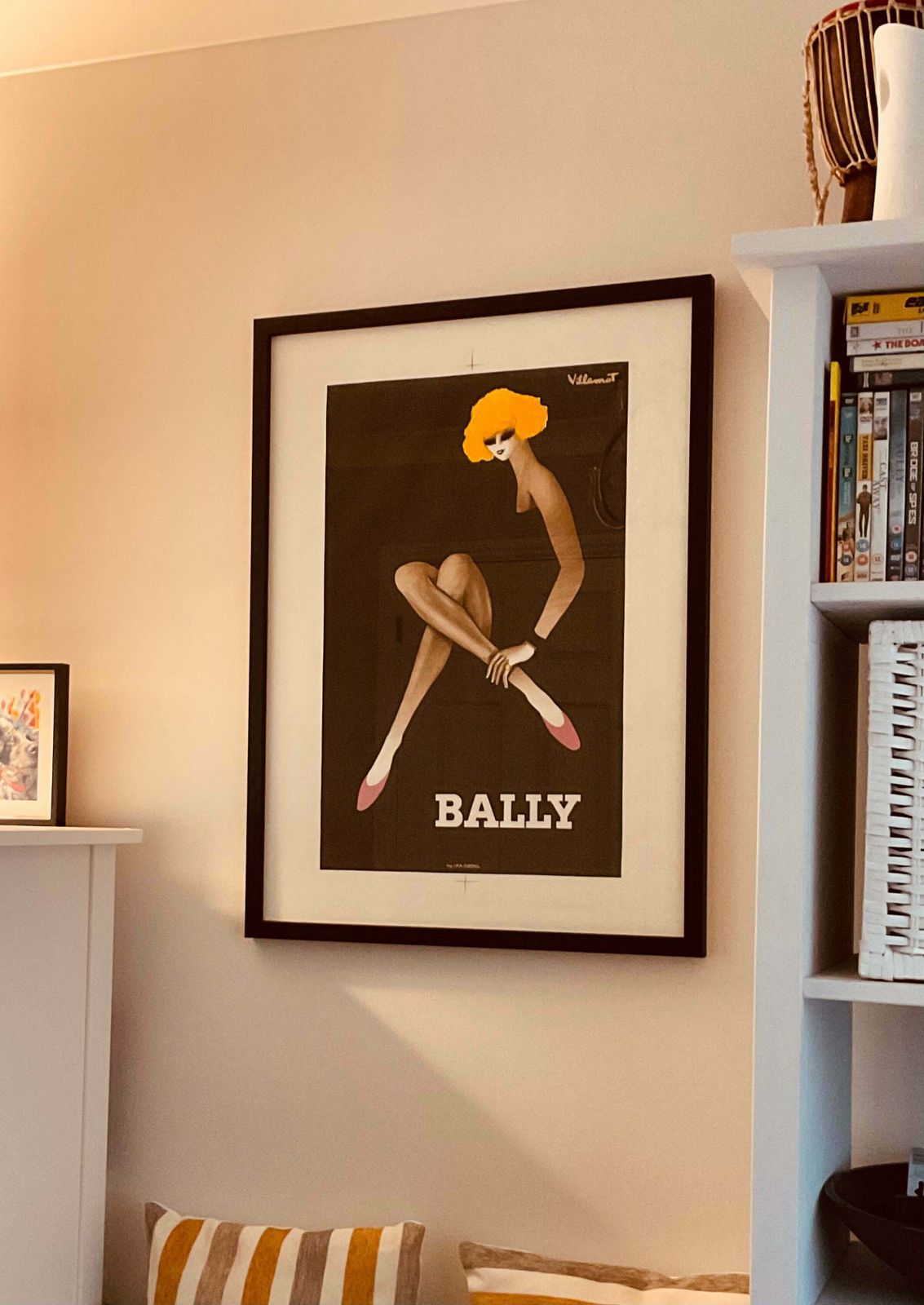 Bally Fashion Poster Very Rare Un Cropped In A1 Condition Framed photo furniture