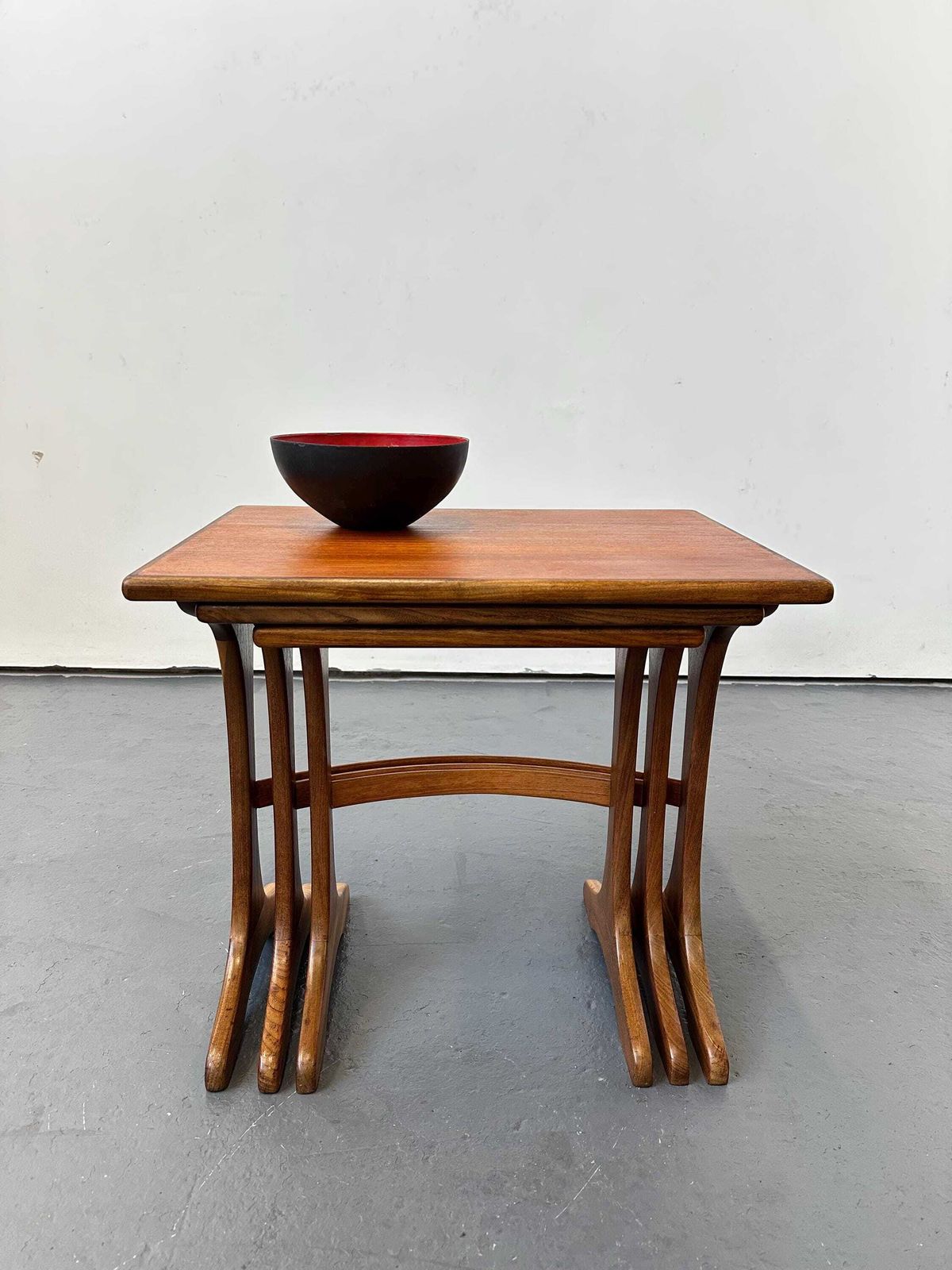 Vintage G Plan Teak Quadrille Nest Of Tables. Danish Retro Quadrille Mid Century photo Furniture