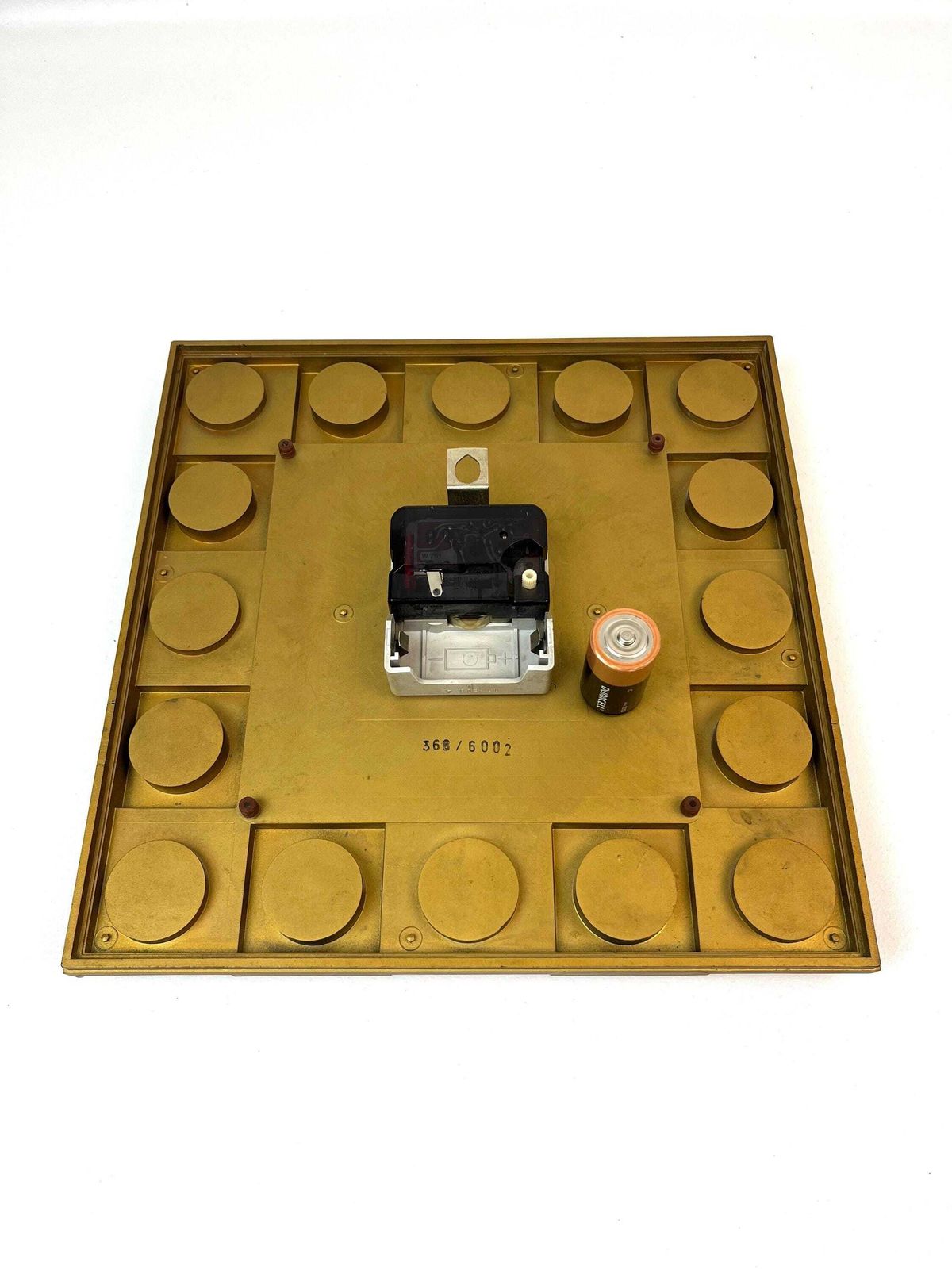photo furniture Rare Space Age Mid Century Op Art Cubist Wall Clock By Junghans Astra Quartz