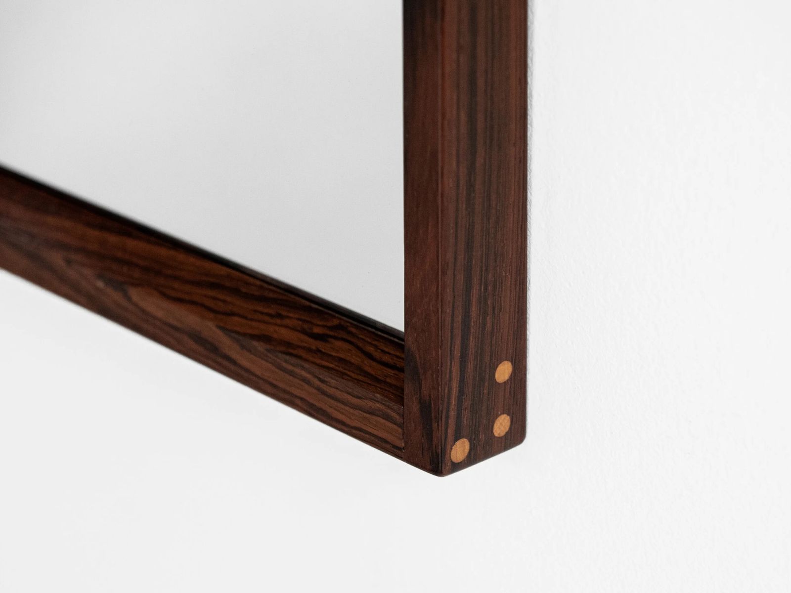 Midcentury Danish Mirror In Rosewood By Kai Kristiansen For Aksel Kjersgaard 1960s photo furniture