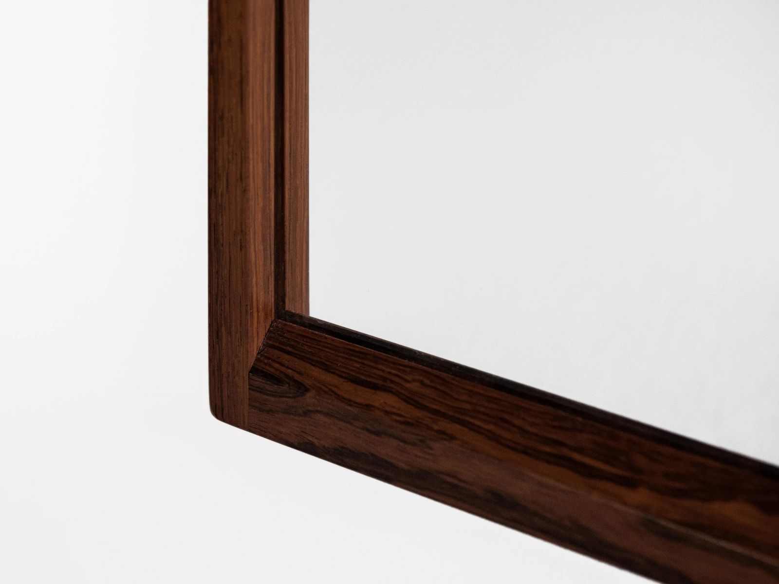 Midcentury Danish Mirror In Rosewood By Kai Kristiansen For Aksel Kjersgaard 1960s photo for sale