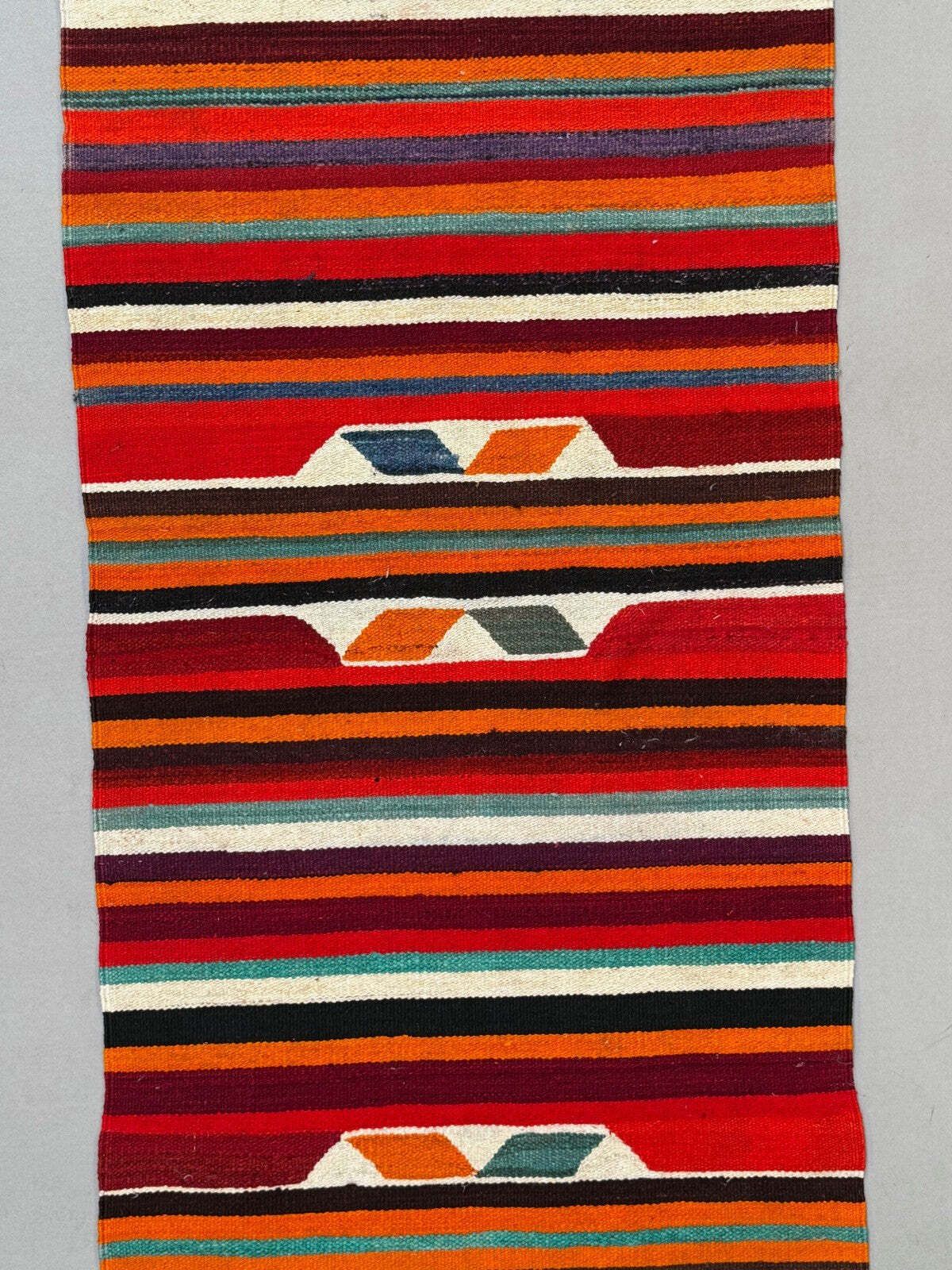 Turkish Kilim Runner 310x91 Cm, Vintage Kelim Rug, Long And Narrow 2513 photo for sale