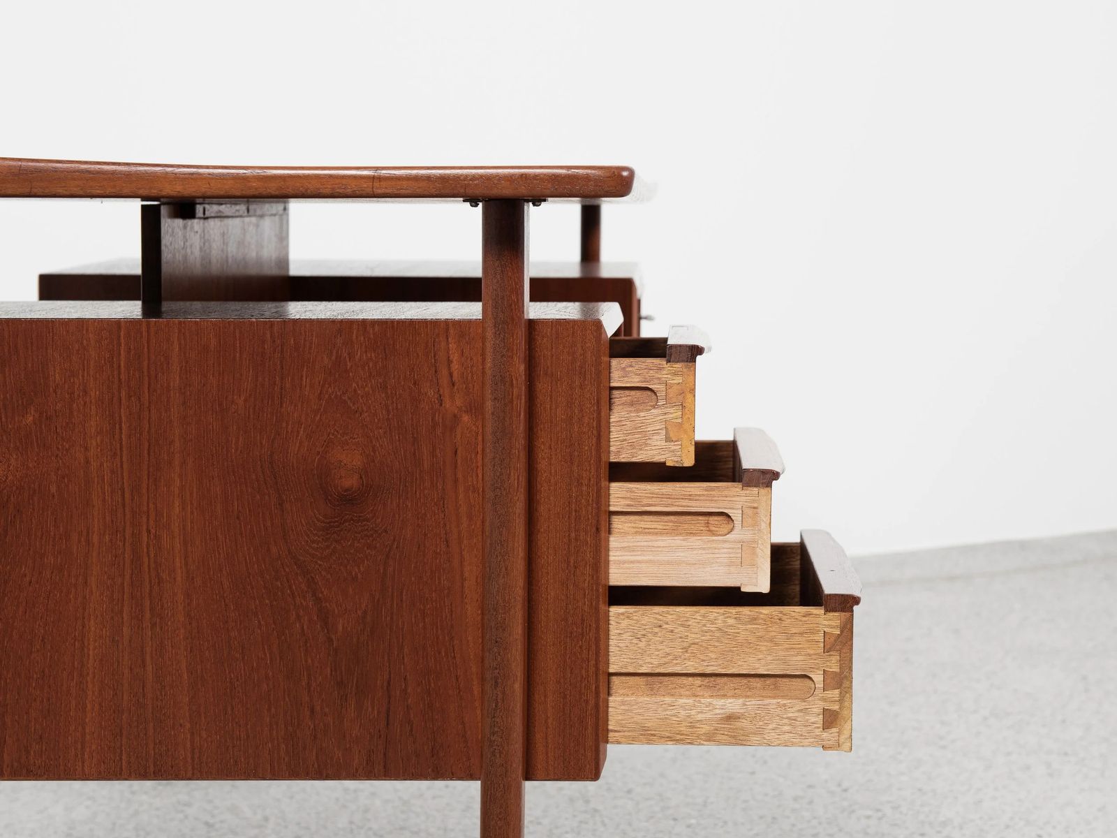 Midcentury Danish Desk In Teak By Peter Løvig Nielsen   1968 photo 4230.0