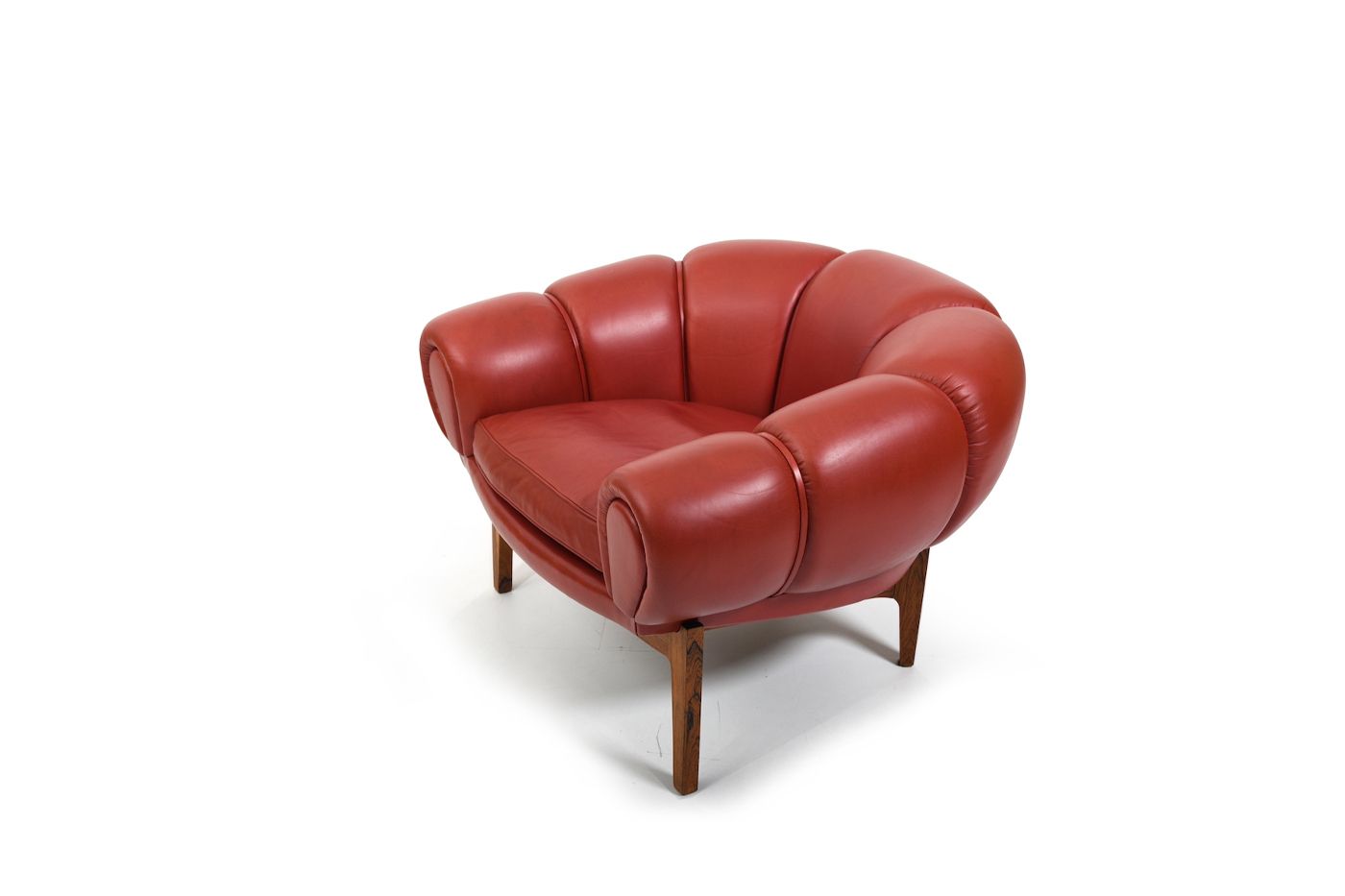 Original And Rare Danish „Croissant“ Easychair By Illum Wikkelsø 1950s photo Furniture