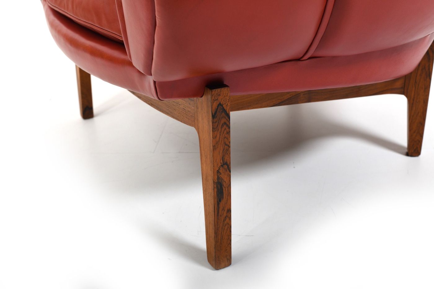 Original And Rare Danish „Croissant“ Easychair By Illum Wikkelsø 1950s photo buy