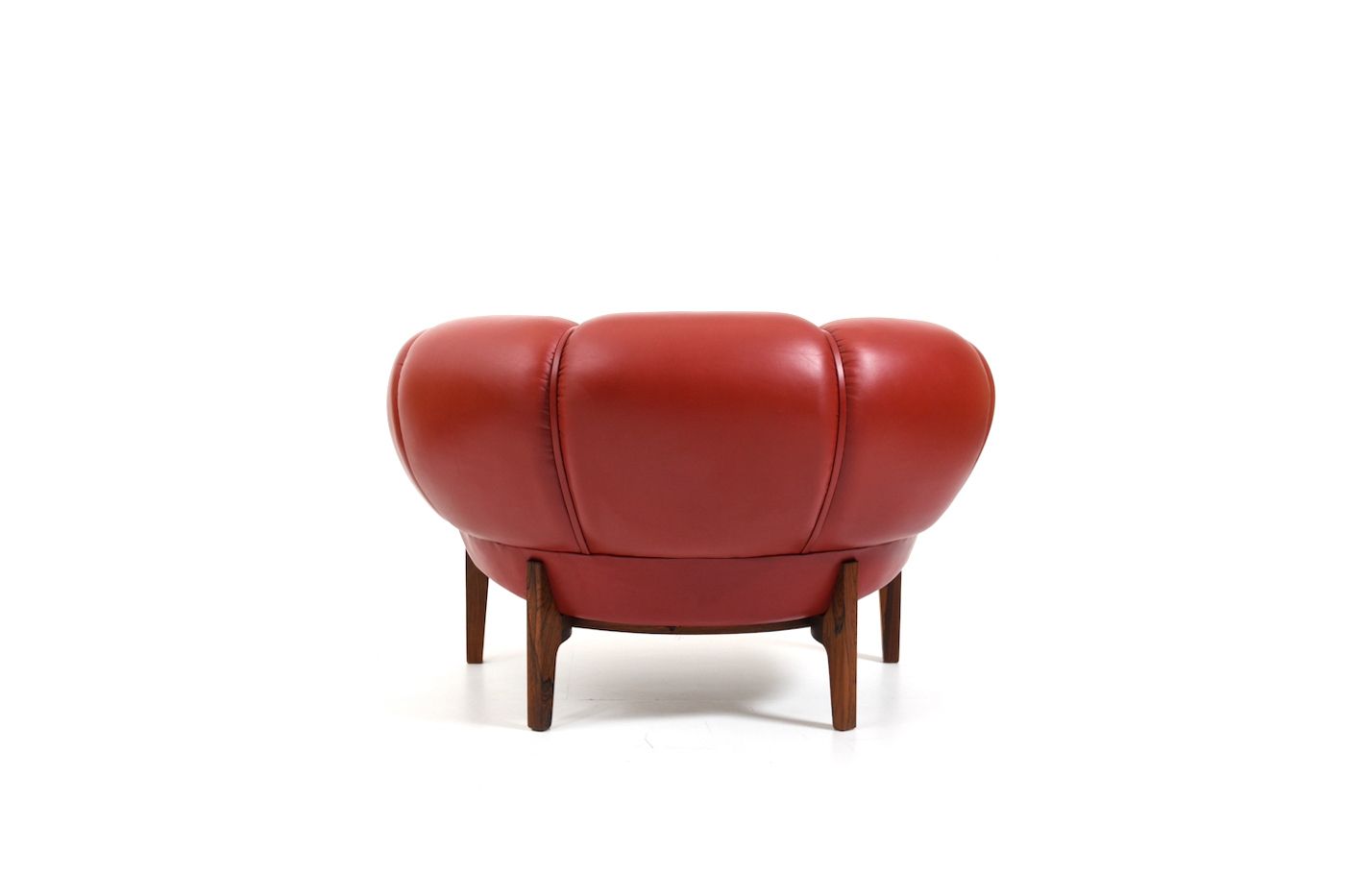 photo for sale Original And Rare Danish „Croissant“ Easychair By Illum Wikkelsø 1950s