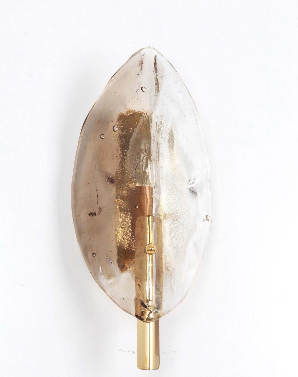 1 Of 5 Glass Sconces Wall Lights By Carlo Nason For Kalmar Ficus, Austria, 1970s photo for sale