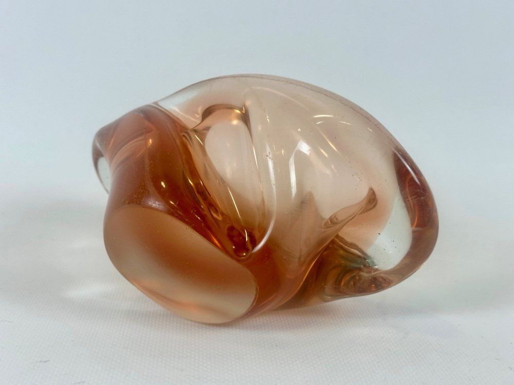 Art Glass Ashtray Or Bowl Attributed To Josef Hospodka For Chribska Sklarna, 1960s photo 113.0
