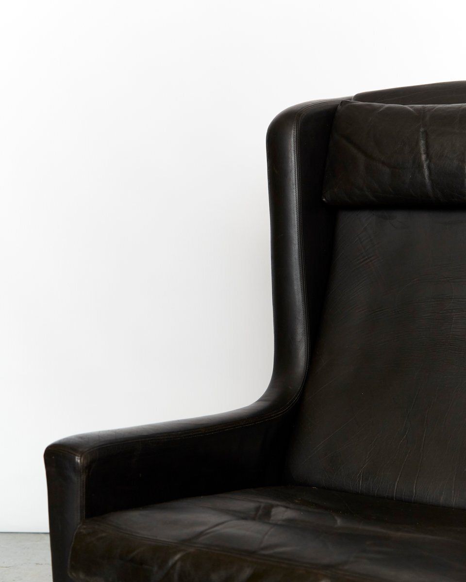 Vintage Wing Chair & Footstool By Rudolf Glatzel For Kill International, 1960s photo Furniture