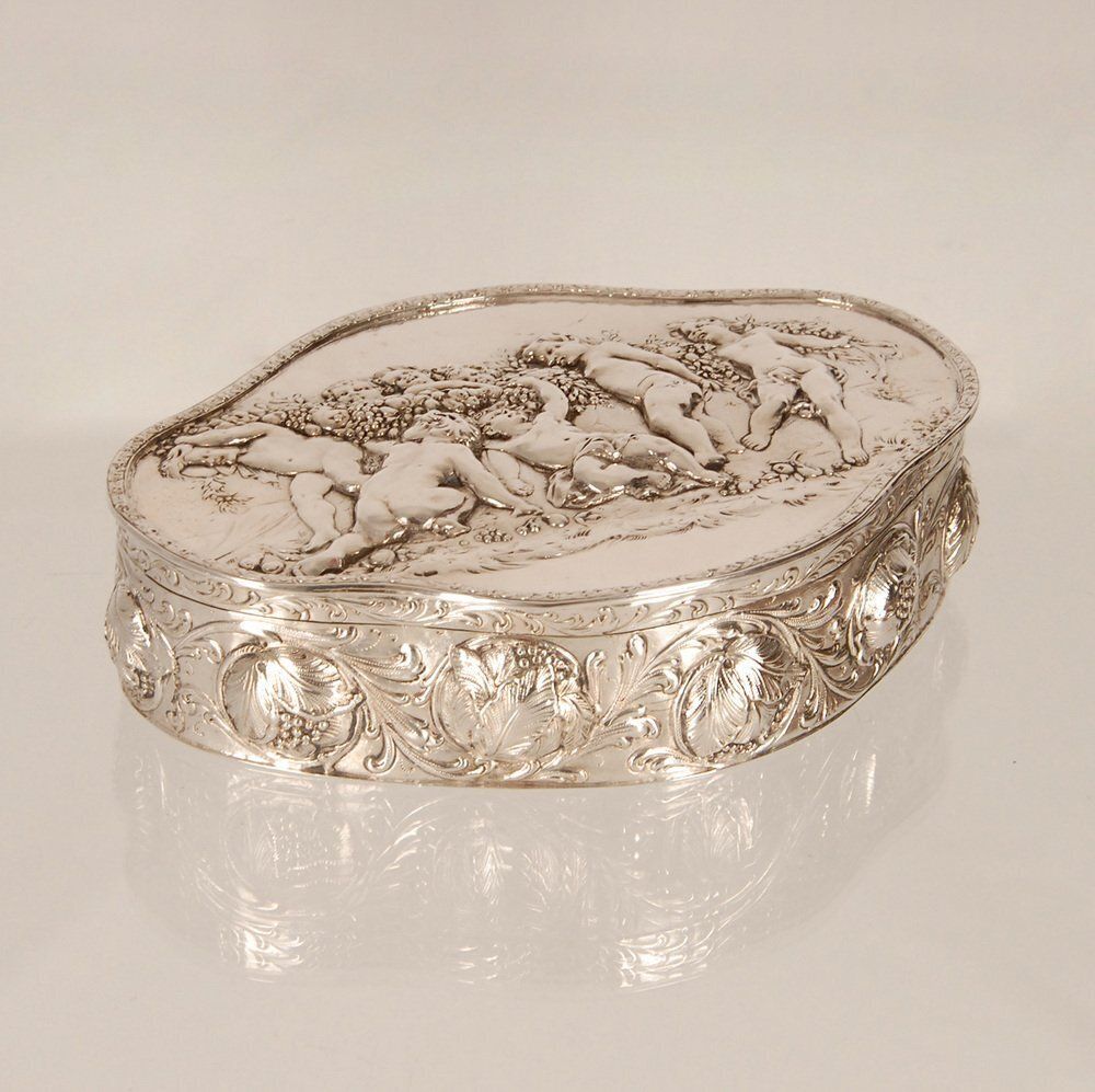 Antique German Jewelry Box In Silver From J.D.Schleißner & Söhne photo 5024.0