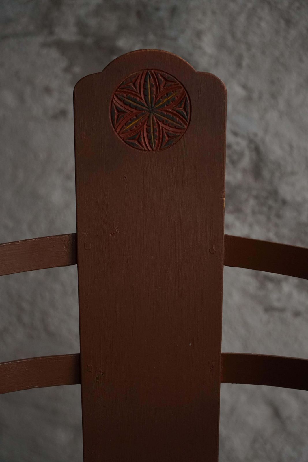 Pair Of Scandinavian Wooden Folk Art Armchairs With Hand Carved Motifs, 1920s photo 1199.0