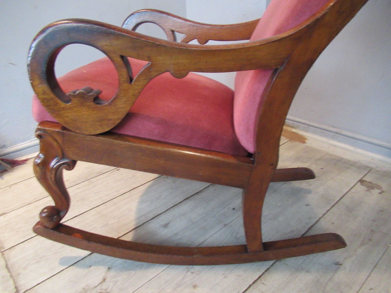 Victorian Mahogany  1880s  Rocking Chair photo Furniture
