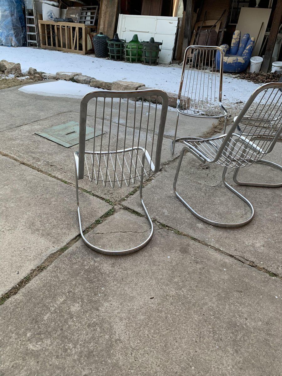 Italian Dining Chairs By Gastone Rinaldi, 1970s, Set Of 4 photo Furniture
