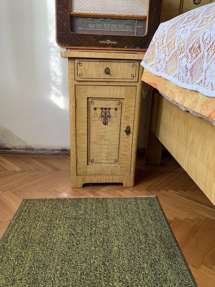 Vintage Hand Painted Nightstand, 1890s photo Furniture