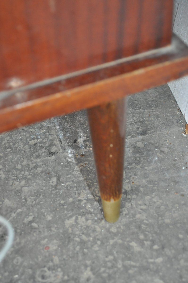 Walnut Cocktail Cabinet Light From Wilhelm Krechlok Kg, 1950s photo vinterior