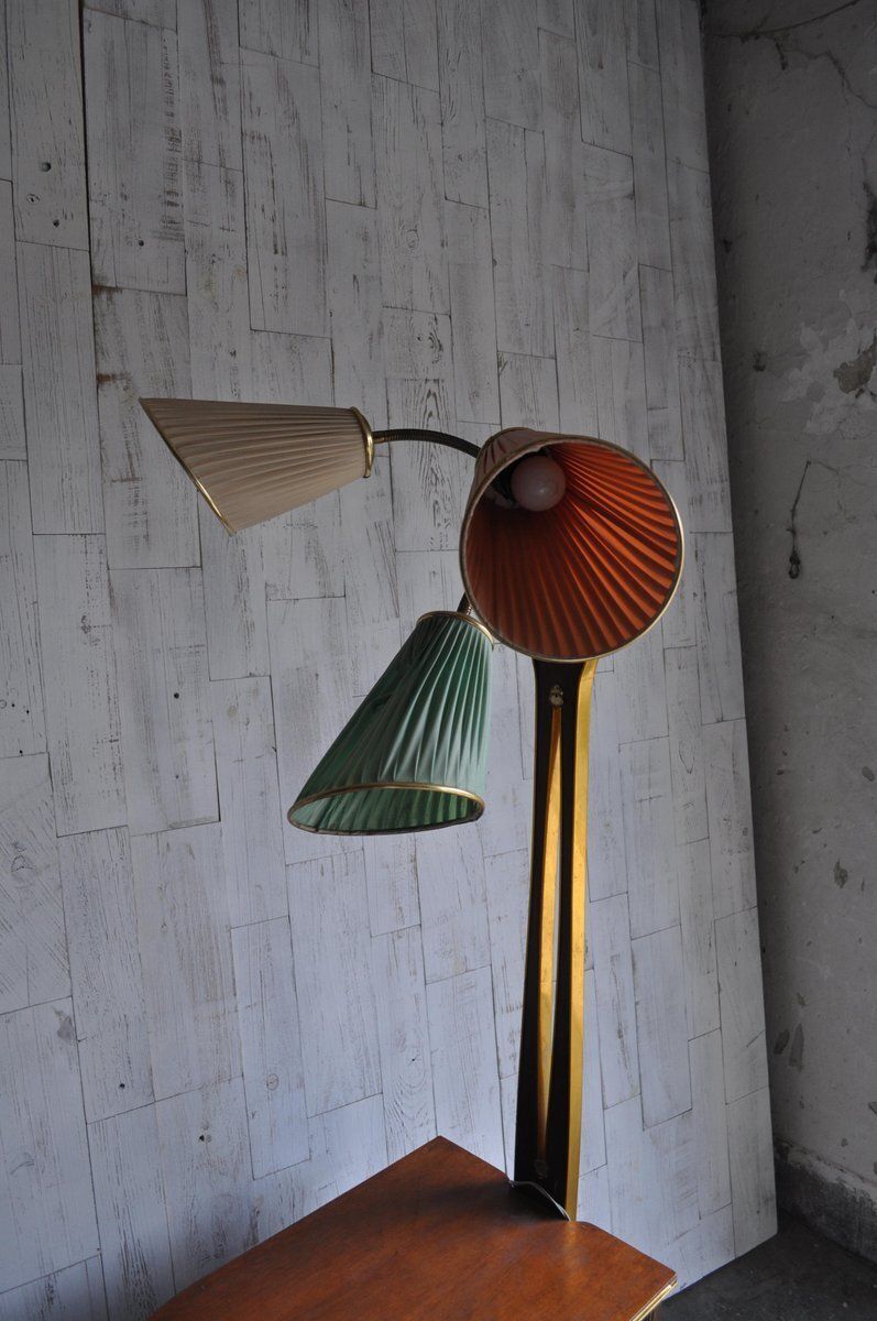 Walnut Cocktail Cabinet Light From Wilhelm Krechlok Kg, 1950s photo buy
