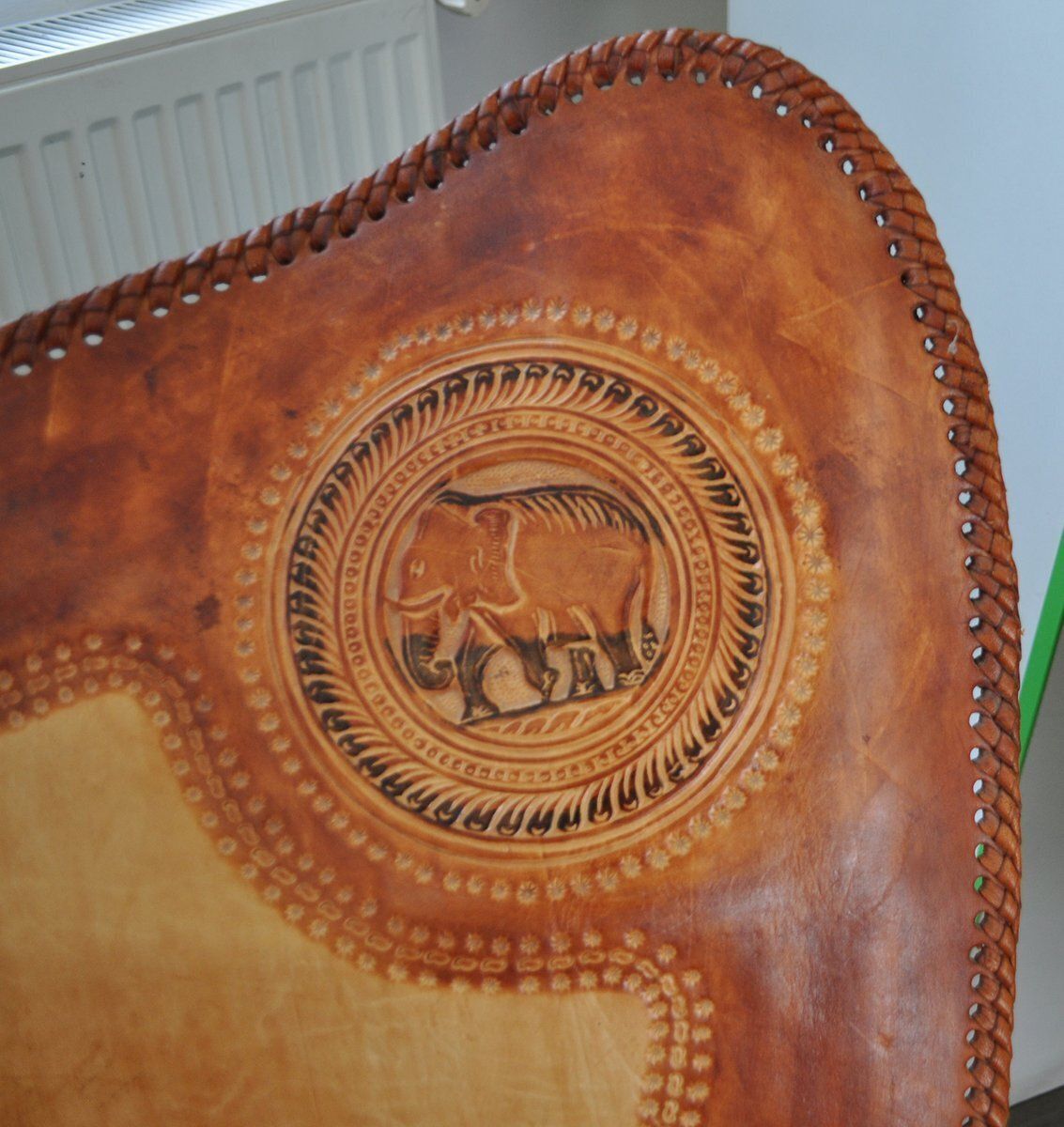 Set Of Vintage Leather Butterfly Chairs photo vinterior