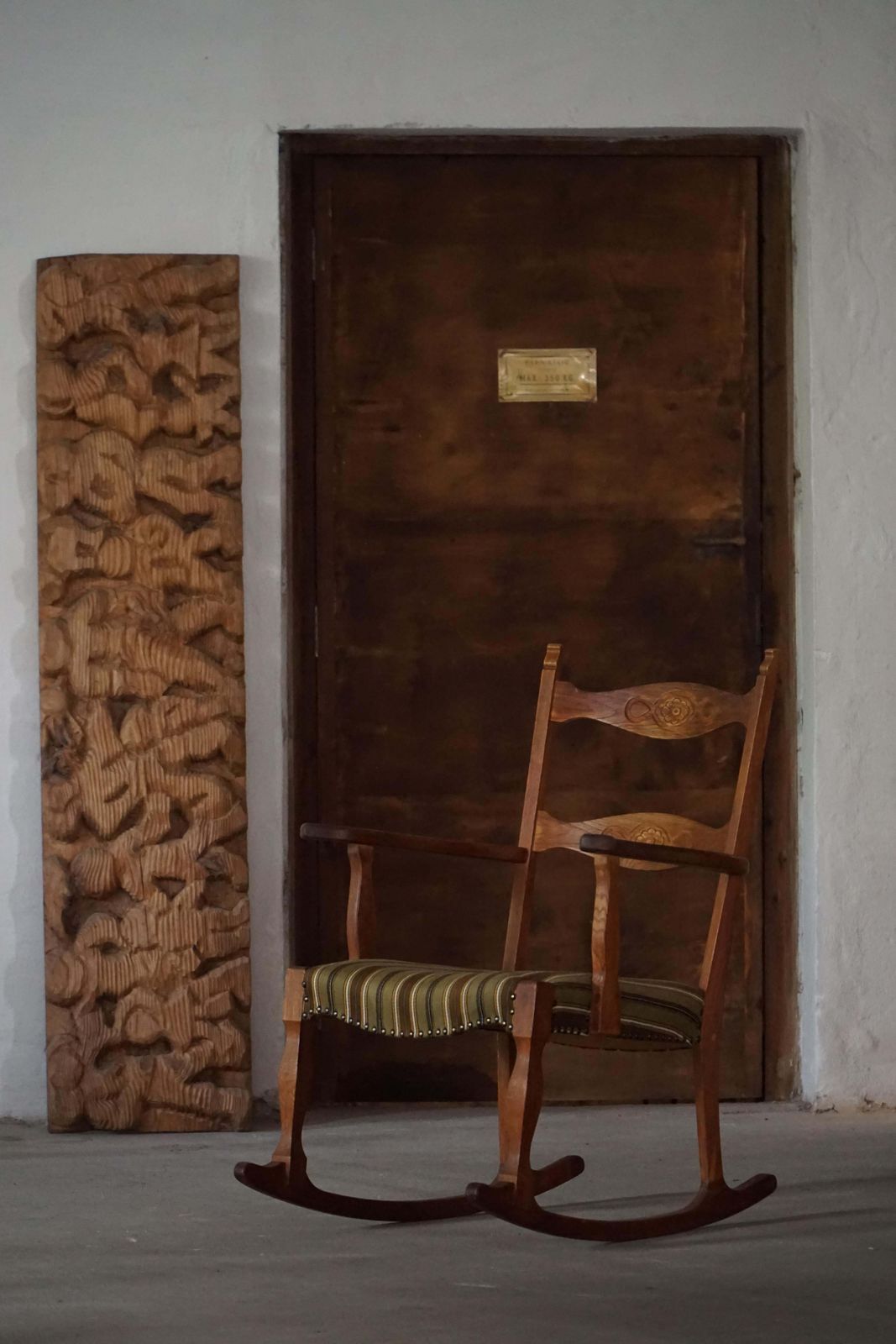 Rocking Chair In Oak, Danish Mid Century Modern, Henning Kjærnulf, 1960s photo for sale