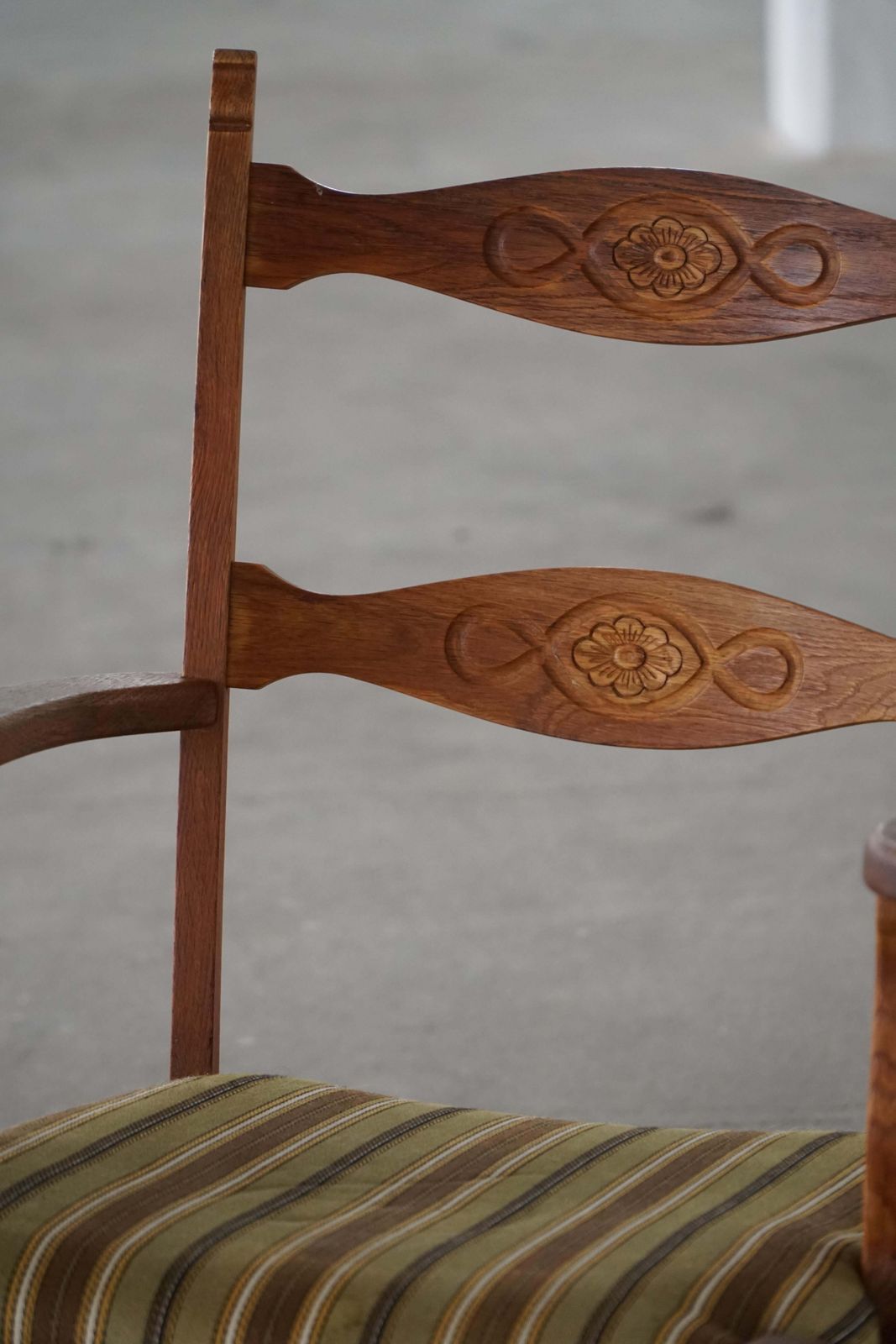 Rocking Chair In Oak, Danish Mid Century Modern, Henning Kjærnulf, 1960s photo Furniture