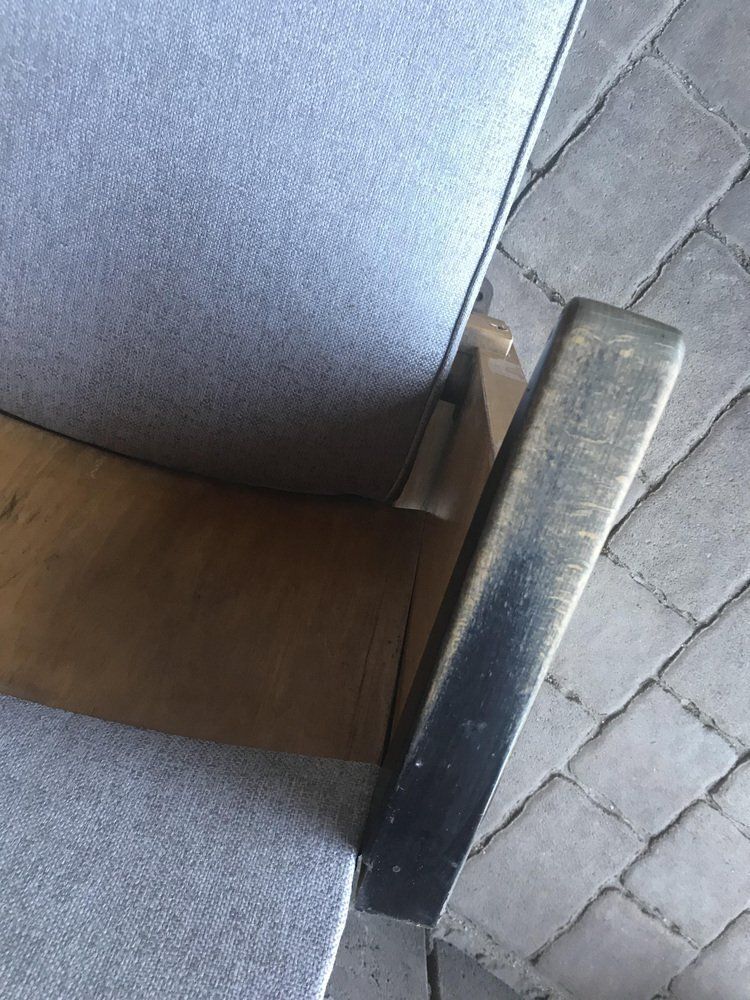 Mid Century Hungarian 1 Seater Cinema Bench From Szék és Faárúgyár,, 1950s photo Furniture