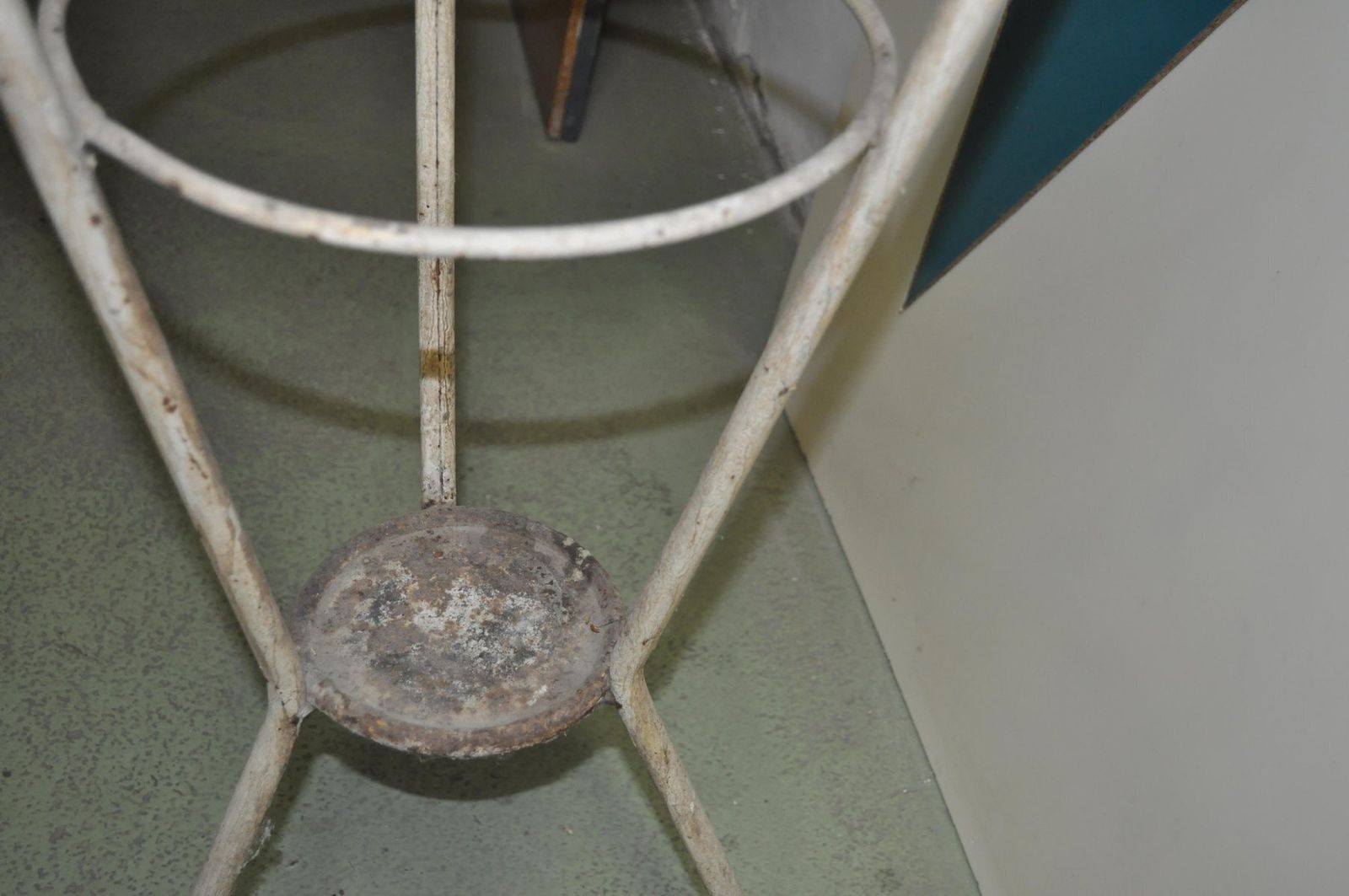 Hungarian Iron Wash Stand Or Garden Planter, 1940s photo for sale