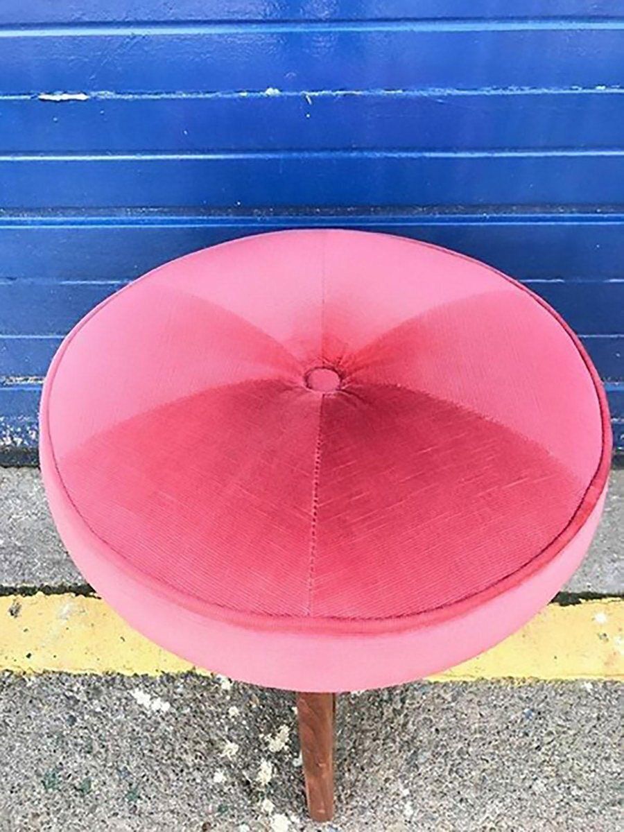 Mid Century Danish Teak Ottoman By Kofod Larsen For G Plan, 1960s photo furniture