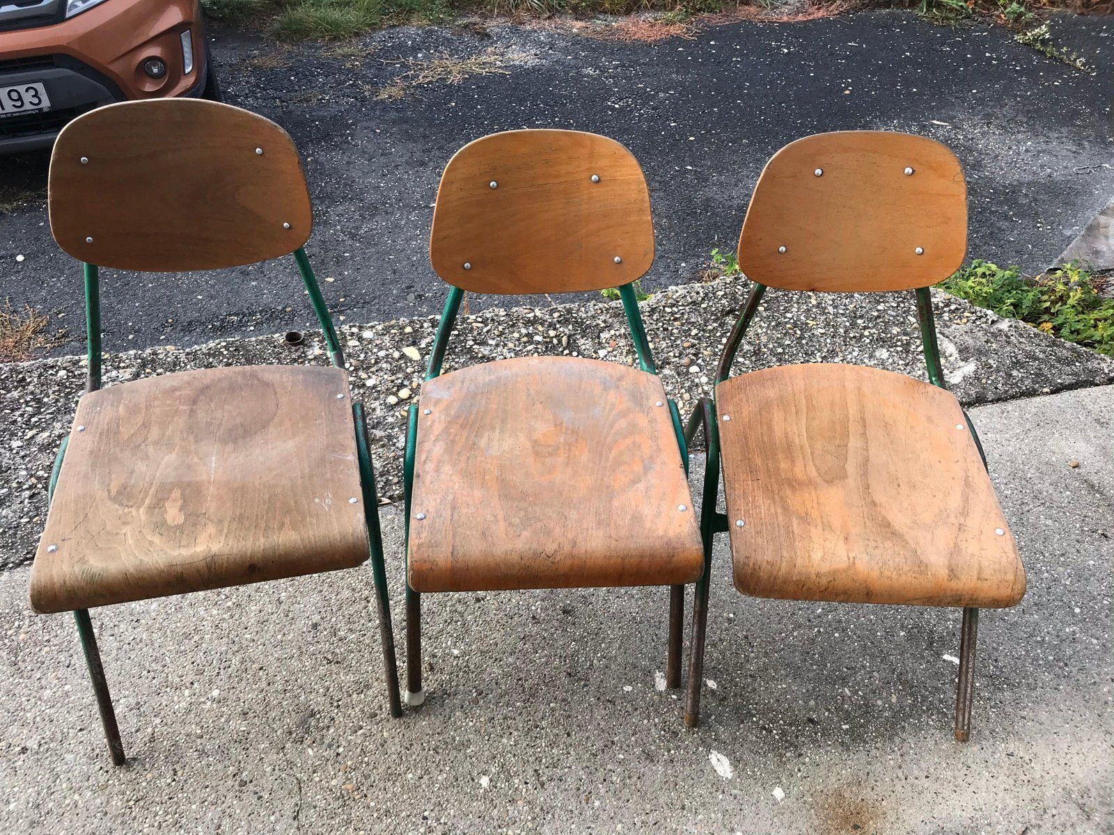 Childrens Chairs, 1960s, Set Of 3 photo for sale