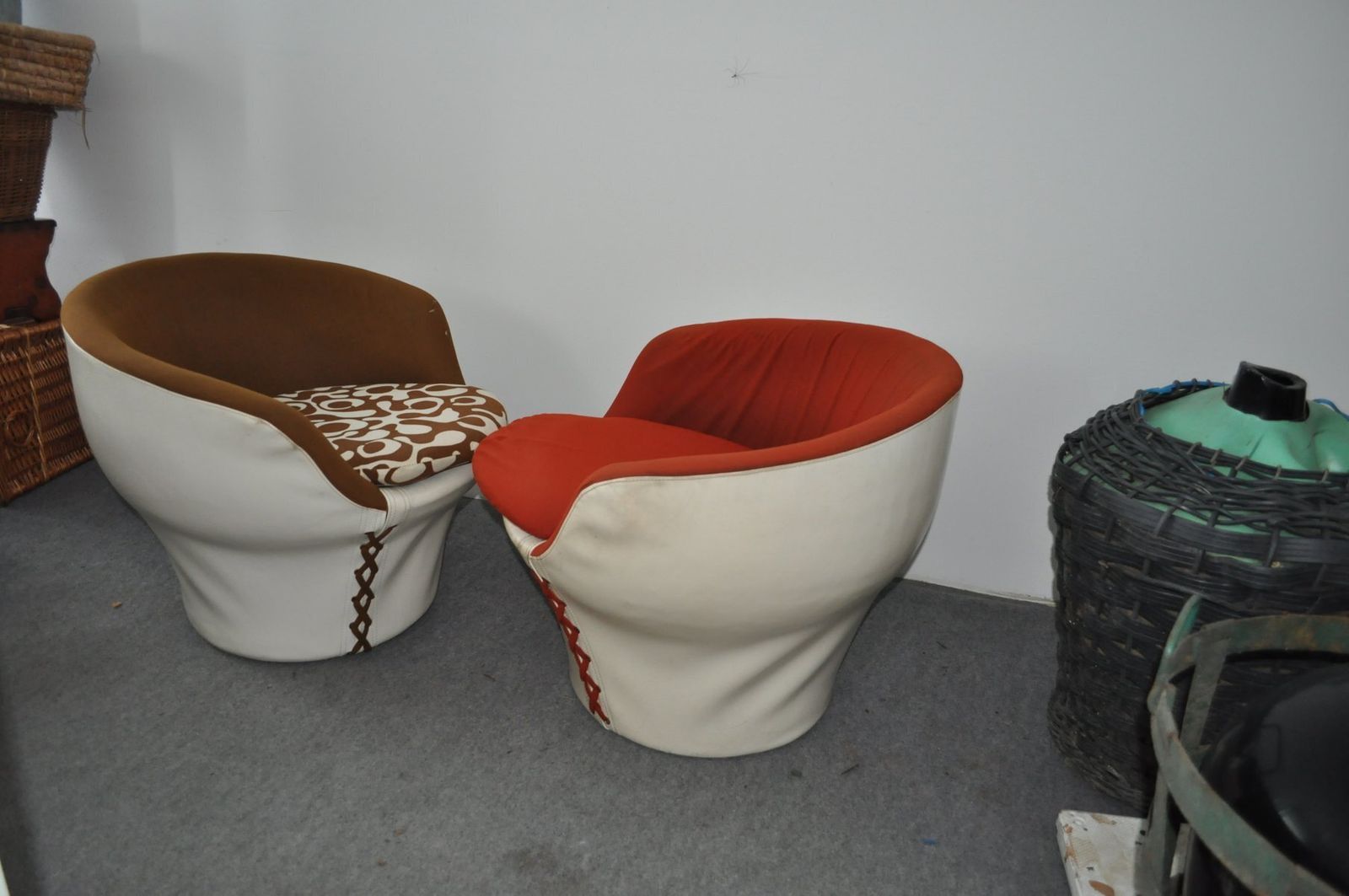 Set Of Vintage Tub Chairs, 1970s photo furniture