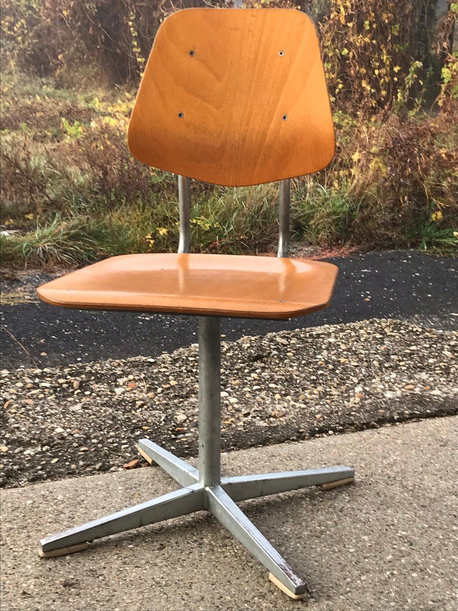 Swiss School Chairs From Embru, 1960s, Set Of 3