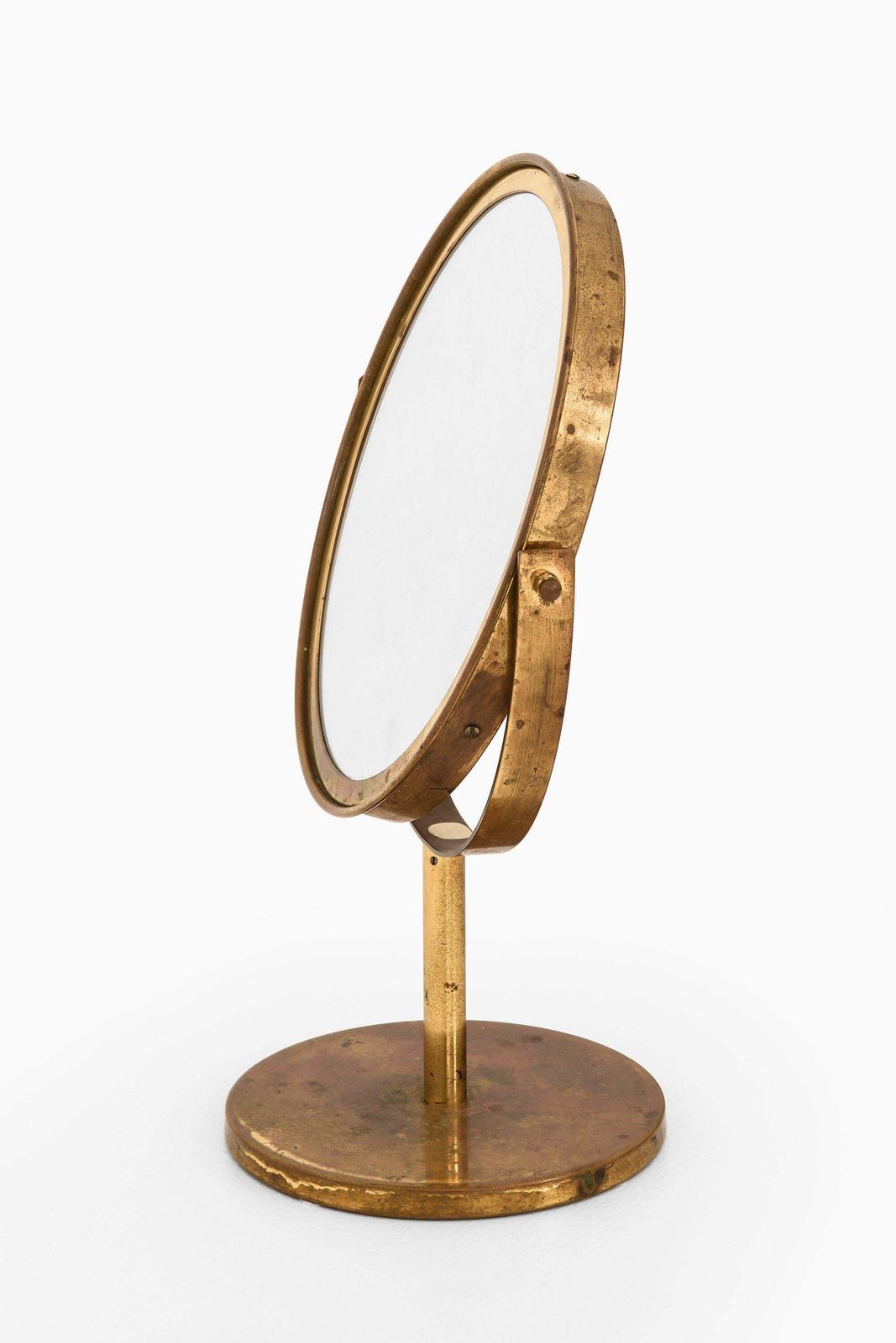 Table Mirror In Brass By Hans Agne Jakobsson, 1950's photo furniture