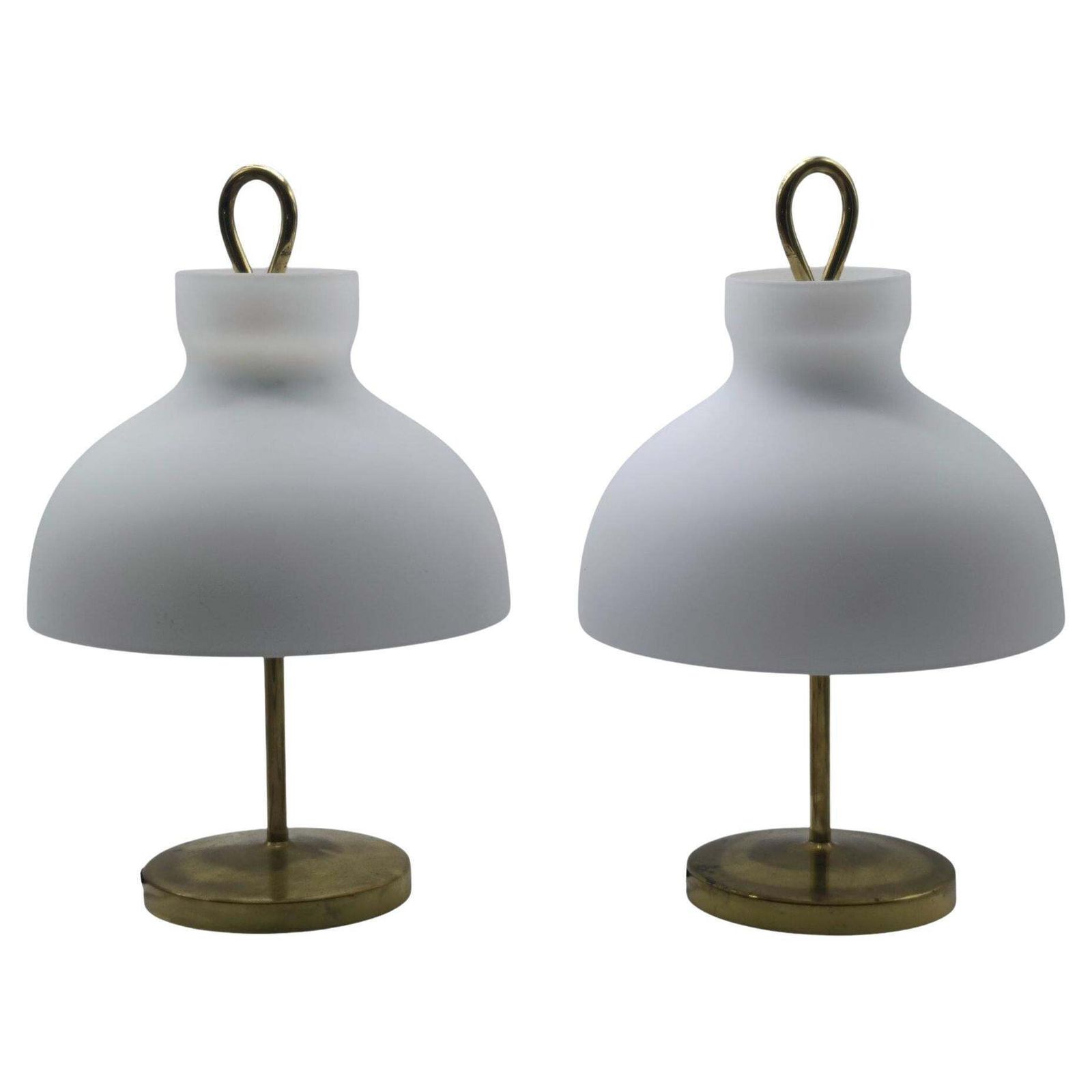 Ignazio Gardella For Azucena Pair Of "Arenzano" Table Lamps, Italy 1960