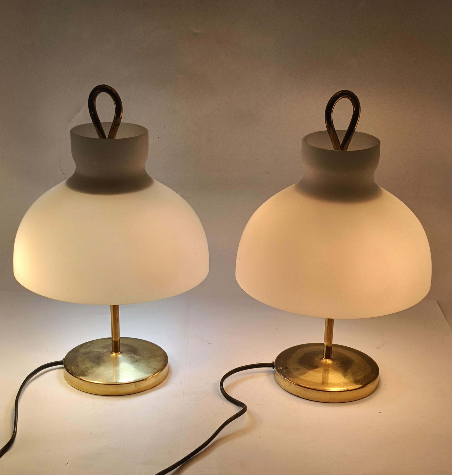 Ignazio Gardella For Azucena Pair Of "Arenzano" Table Lamps, Italy 1960 photo buy