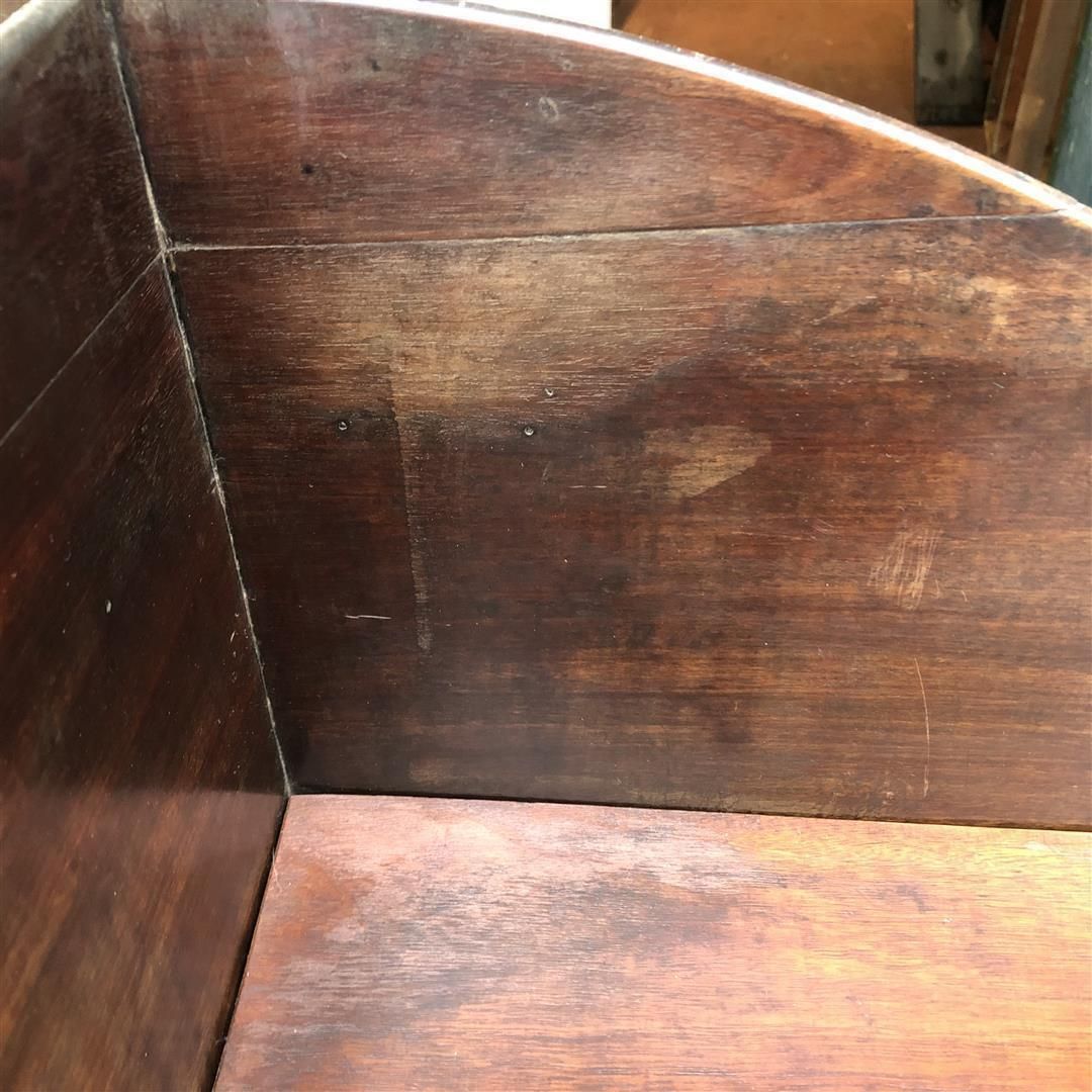 Antique Mahogany Gentleman's Corner Washstand Early 19th C photo Furniture