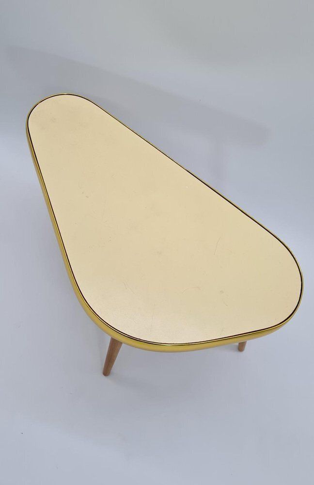 Vintage Kidney Shaped Coffee Table, 1960s photo for sale