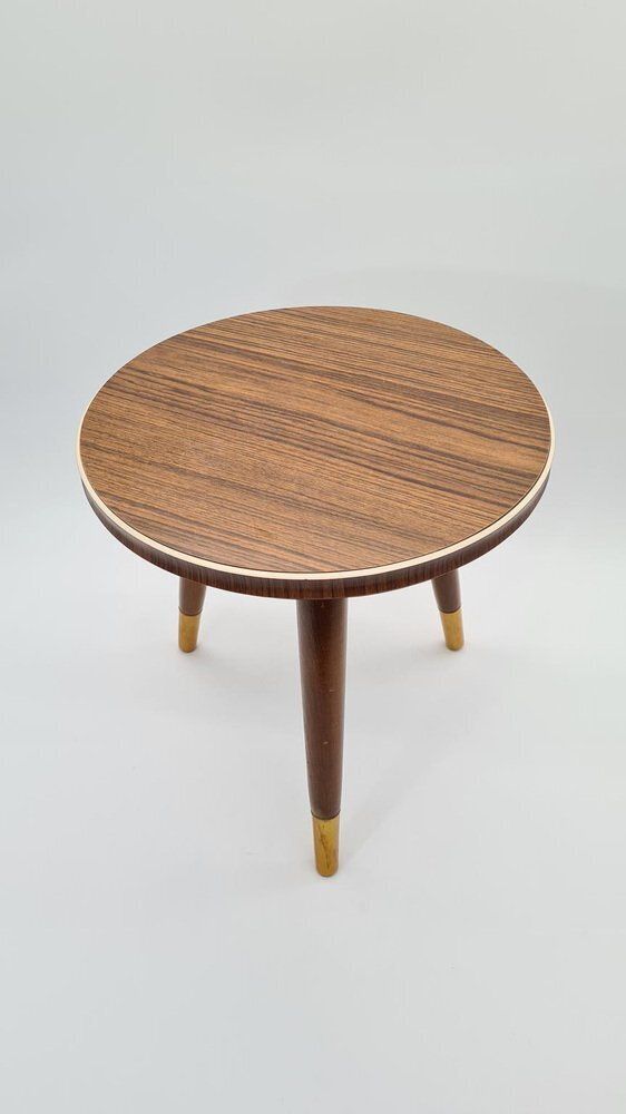Rockabilly Side Table In Laminated Wood, Germany, 1970s photo 149.0